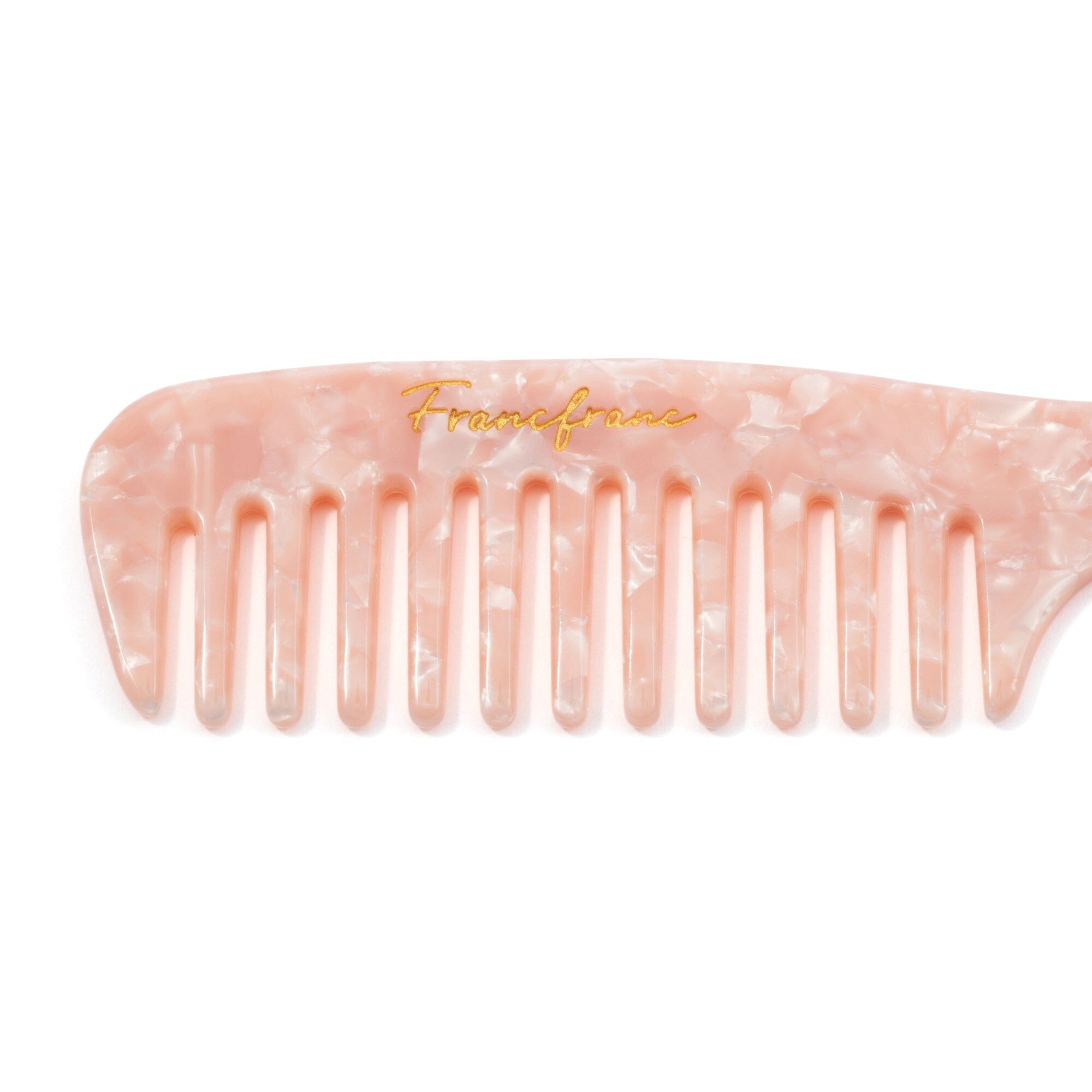 Compact Travel Comb with Pouch - Pink | Portable Hairbrush for Women & Men | Perfect for Travel, Gym, Purse & On-the-Go Styling