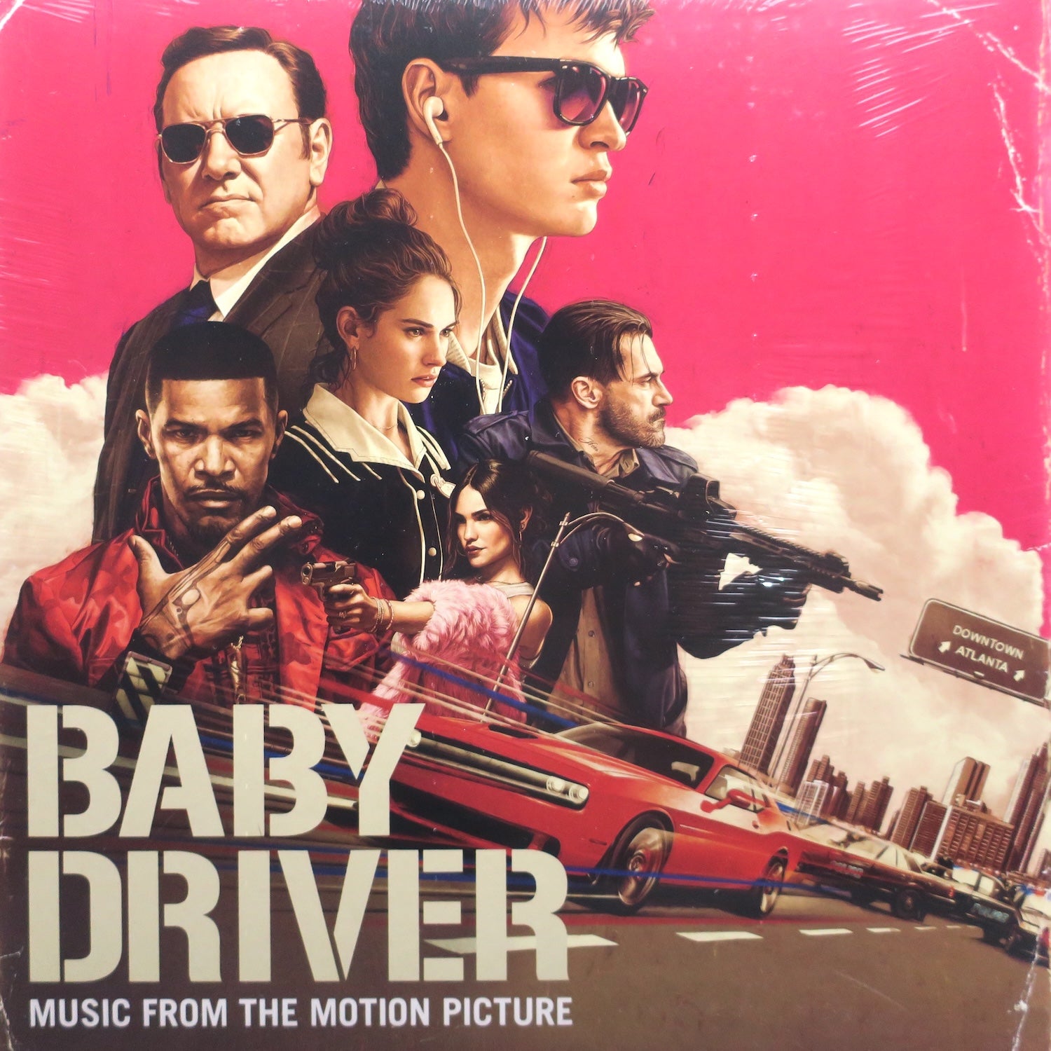BABY DRIVER Original Motion Picture Soundtrack Vinyl 2LP Record - Perfect for Movie Nights & Vinyl Collectors