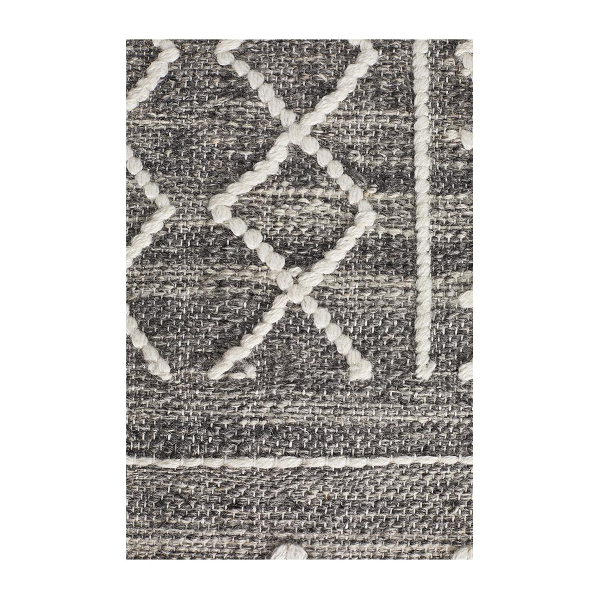 Premium Hudson 807 Soft Area Rug - Grey, 5x8 Feet, Non-Slip & Stain Resistant - Perfect for Living Room, Bedroom, or Office Decor