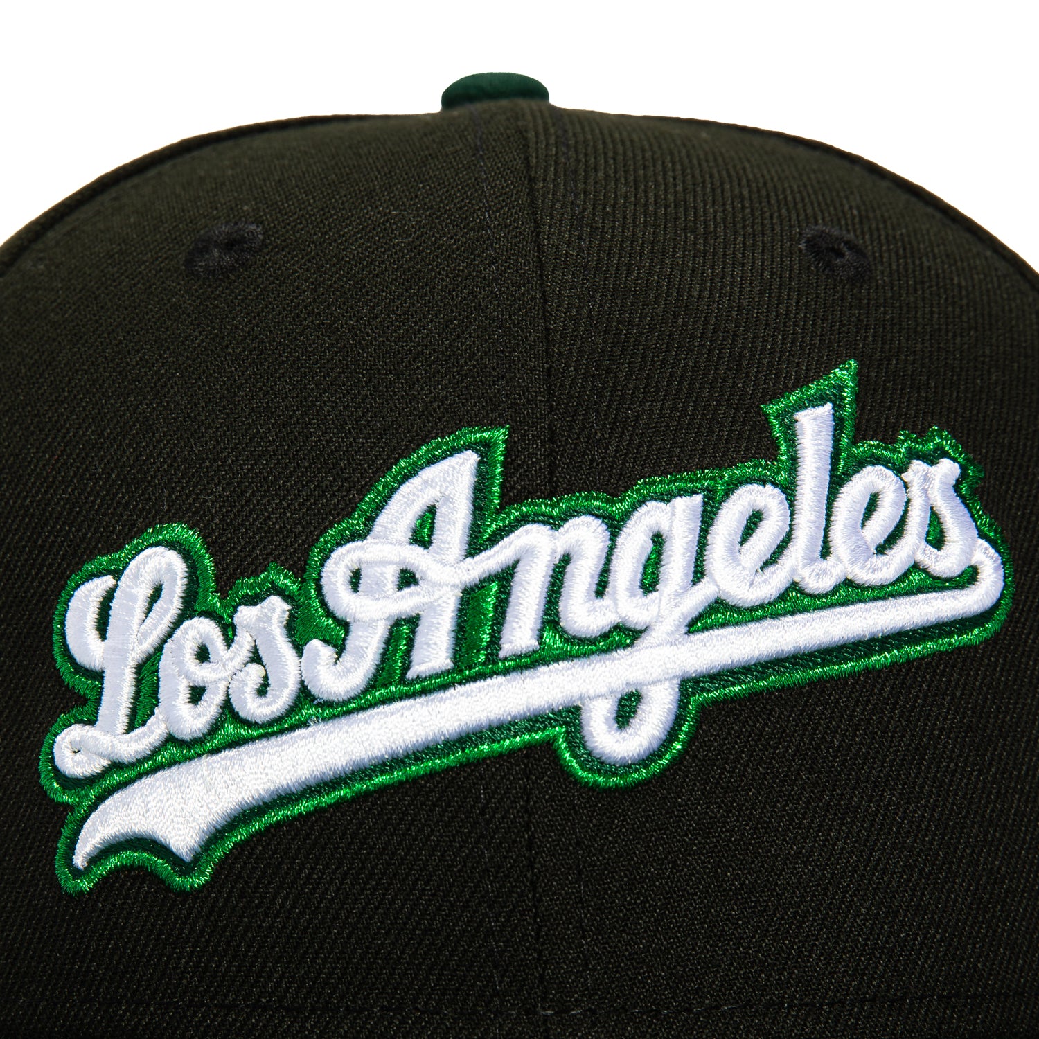 New Era 59Fifty Los Angeles Dodgers 40th Anniversary Snapback Hat with Stadium Patch - Black & Green | Official MLB Licensed Baseball Cap for Men & Women - Perfect for Games, Fan Gear & Streetwear Fashion