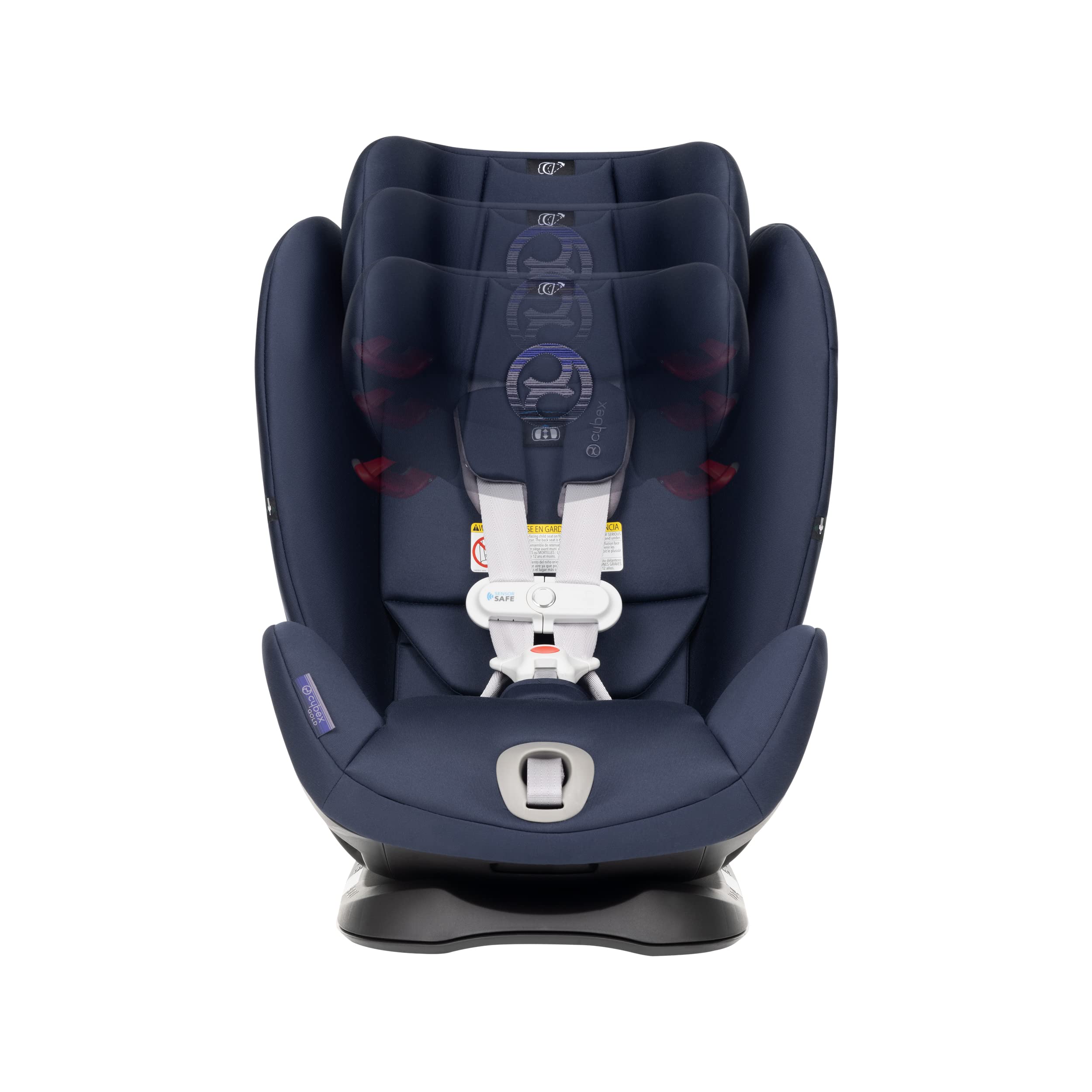 Cybex Standard Eternis S All-in-One Convertible Car Seat with SensorSafe Technology - Denim Blue | Safe for Infants to Toddlers | Perfect for Family Travel & Daily Commute