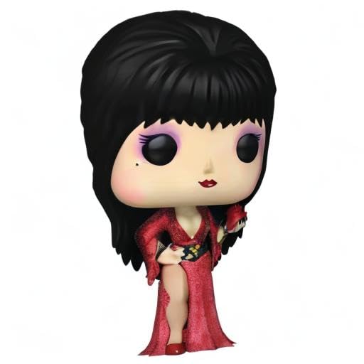 Funko Pop! Elvira Mistress of The Dark 40th Anniversary Vinyl Figure - Collectible with Pop Box Protector Case | Horror Movie Merchandise, Gift for Fans, Halloween Decor