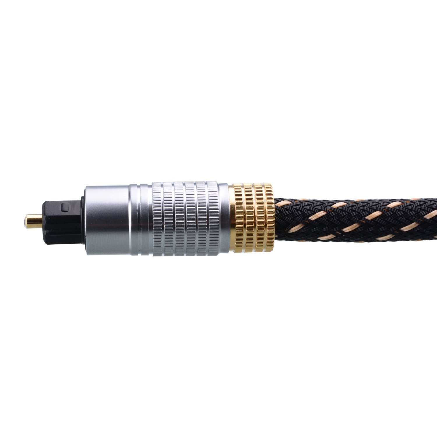 Premium Optical Audio Cable 6ft - Toslink Digital S/PDIF Cable for Soundbars & Hi-Fi Systems | Compatible with Samsung, Sony, Bose, Sonos | Perfect for Home Theater, Gaming & Music Streaming (6 Feet)