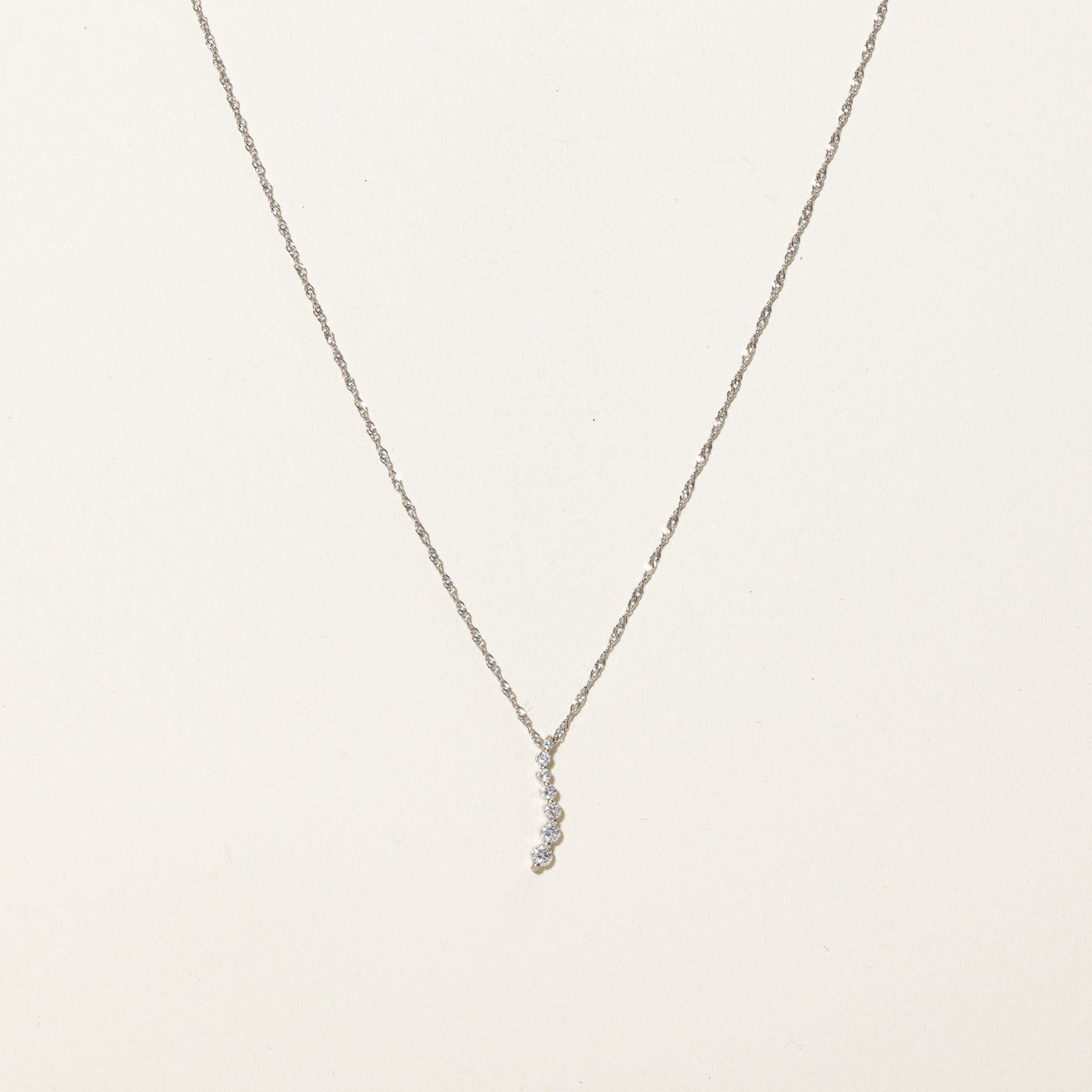 0.23ctw Diamond Wave Pendant Necklace - 18K Gold Elegant Jewelry for Women, Perfect for Anniversary, Birthday & Valentine's Day Gifts