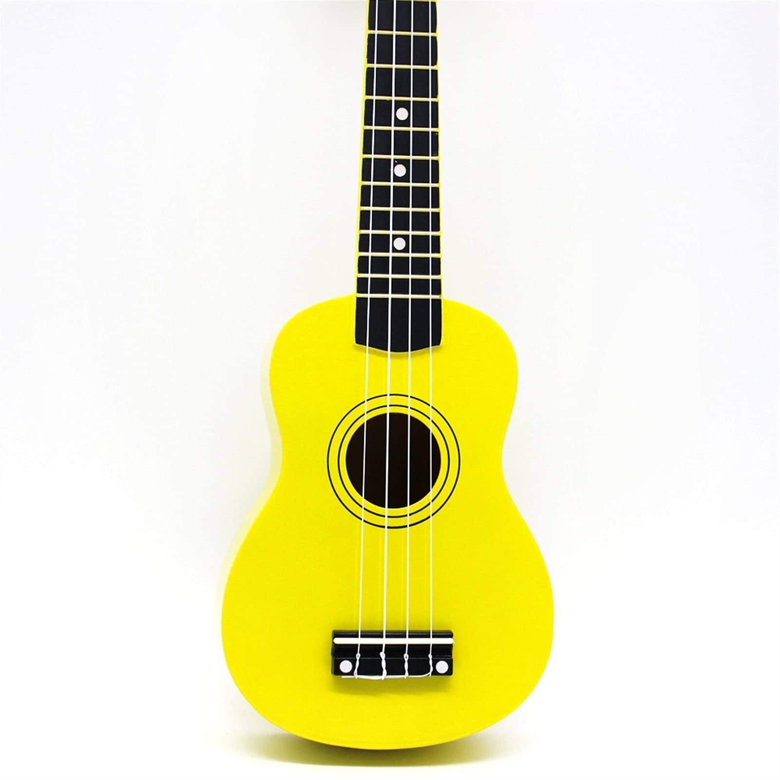 21 Inch Beginner Acoustic Ukulele - 4 String Basswood Mini Hawaii Guitar for Kids & Students (Yellow) | Perfect for Music Lessons, Gifts & Hawaiian-Themed Performances
