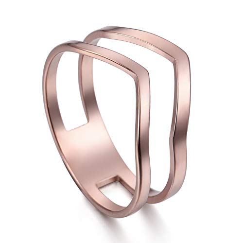 Rose Gold-Wave Design