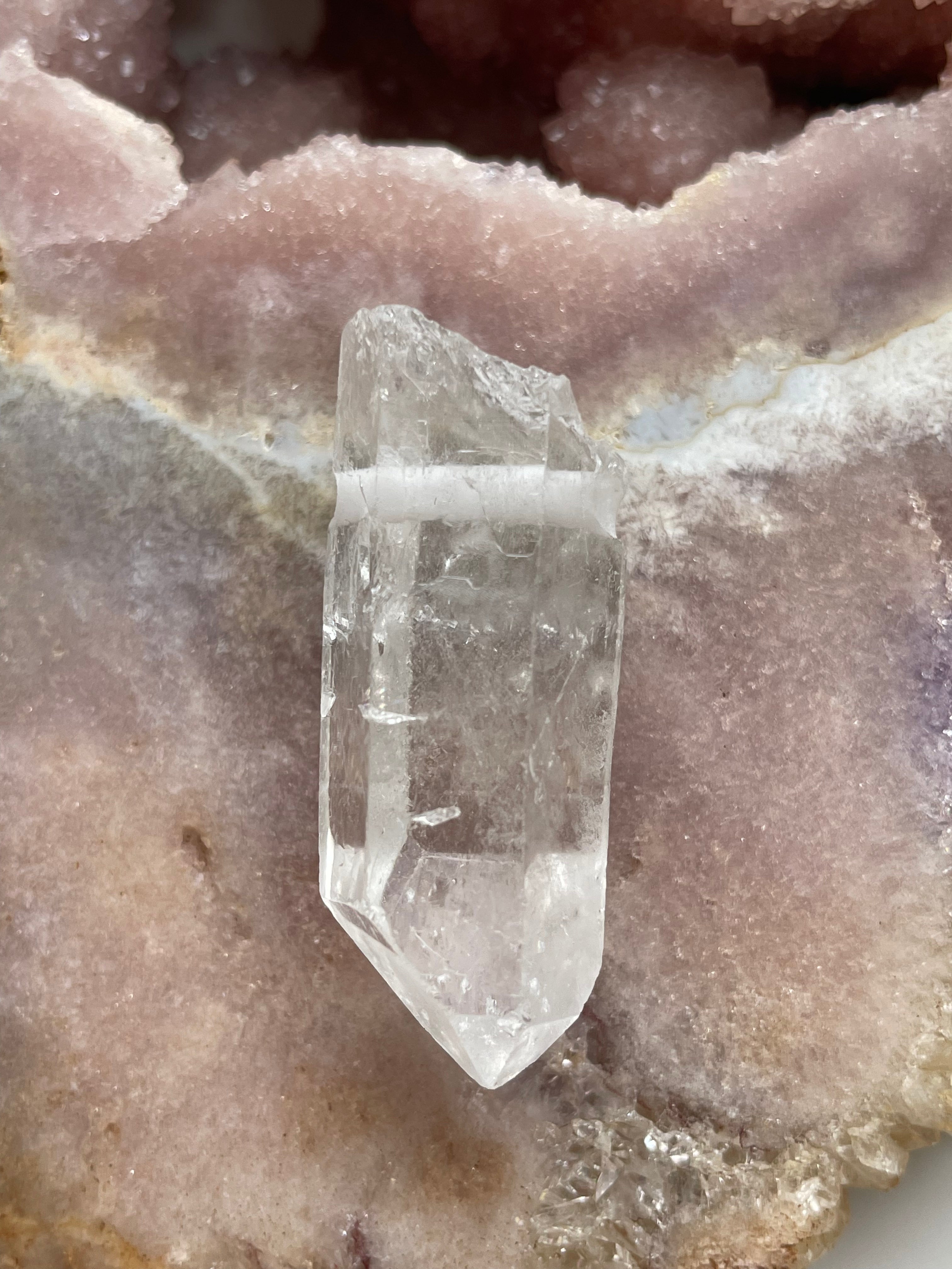 Large Raw Clear Quartz Statement Necklace | Natural Crystal Jewelry for Women | Boho Chic Accessory for Spiritual Healing & Energy Cleansing
