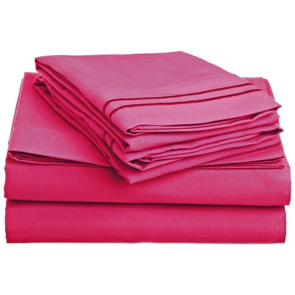 Luxury 500 Thread Count 100% Egyptian Cotton 4-Piece Queen Bed Sheet Set - 30