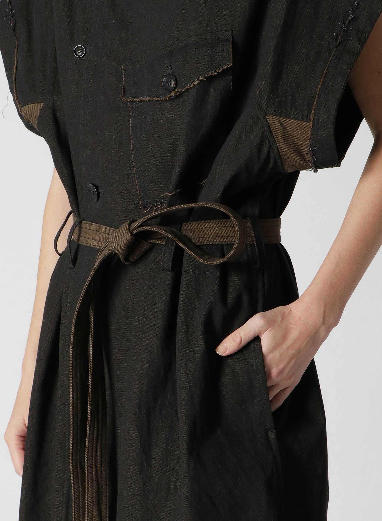 10oz Denim Surgical Gown Dress - Medical Scrub Dress for Nurses & Doctors - Comfortable & Durable Hospital Workwear for Healthcare Professionals