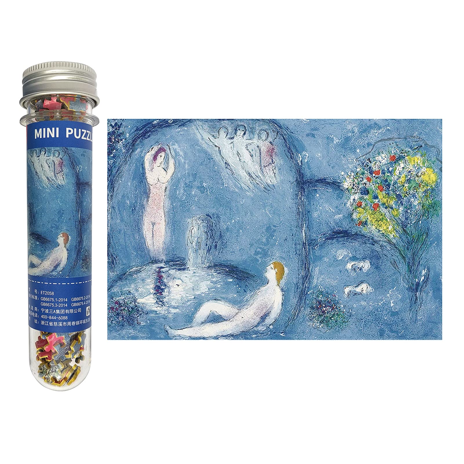 234-Piece Mini Jigsaw Puzzles for Adults - Challenging Micro Puzzle with Impression Painting (6.4x4.3in) | Perfect for Home Decor, Stress Relief & Family Game Night