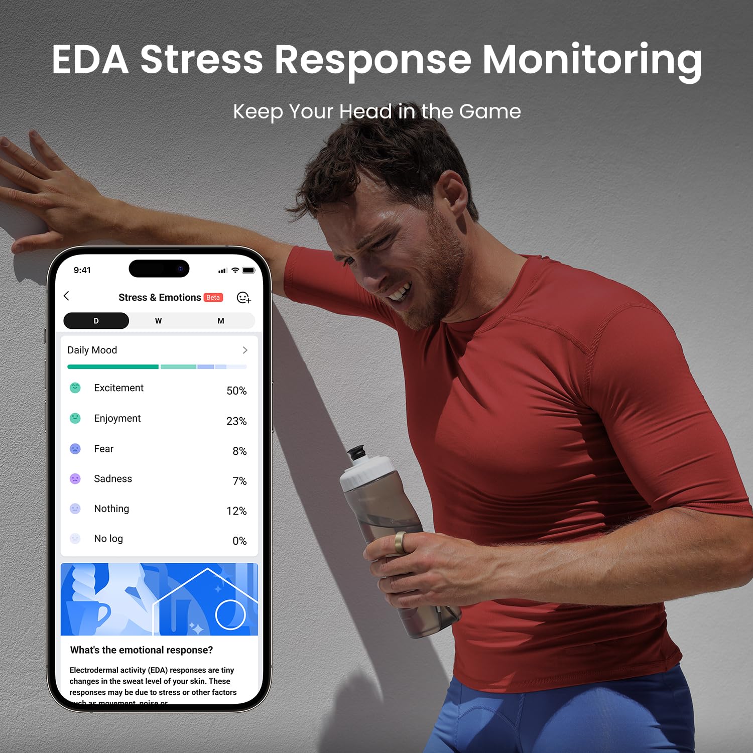 Amazfit Helio Smart Ring - Titanium Alloy Health & Fitness Tracker with Heart Rate, Sleep & Stress Monitoring | No Subscription Required | 1.4-Hour Fast Charging | Water-Resistant for Swimming & Showering | Perfect for Athletes, Fitness Enthusiasts & Health-Conscious Users (Size 10)