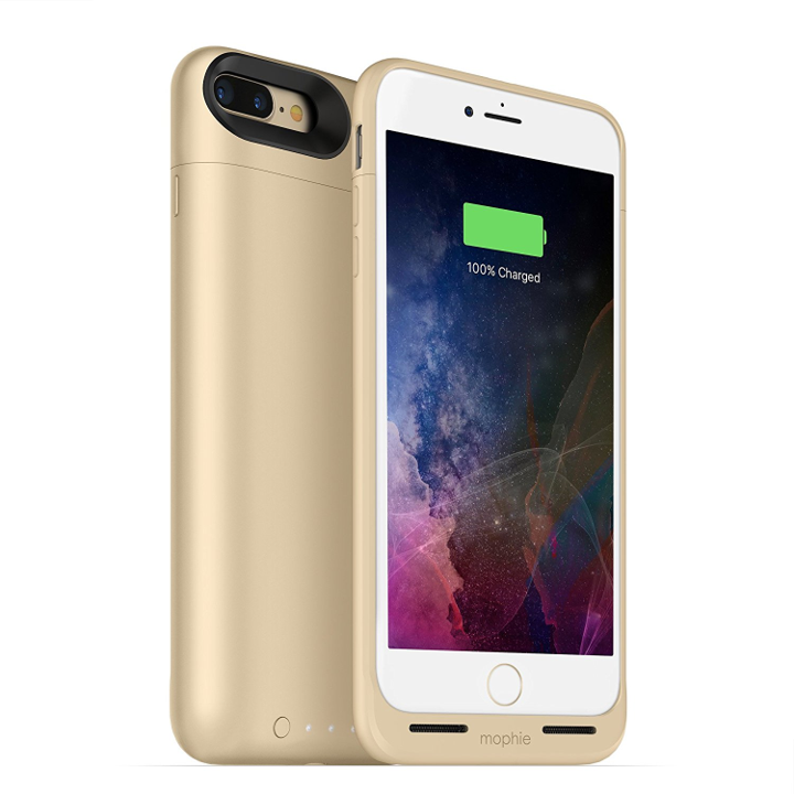 Mophie Juice Pack Air Battery Case for iPhone 8 Plus/7 Plus - Gold | Extended Battery Life & Protection | Perfect for Travel, Work & Outdoor Activities