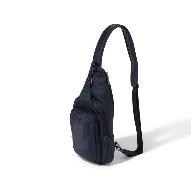 Baggallini Manhattan Central Park Crossbody Sling Bag for Women - Lightweight, Water-Resistant, Hands-Free Travel & Everyday Use