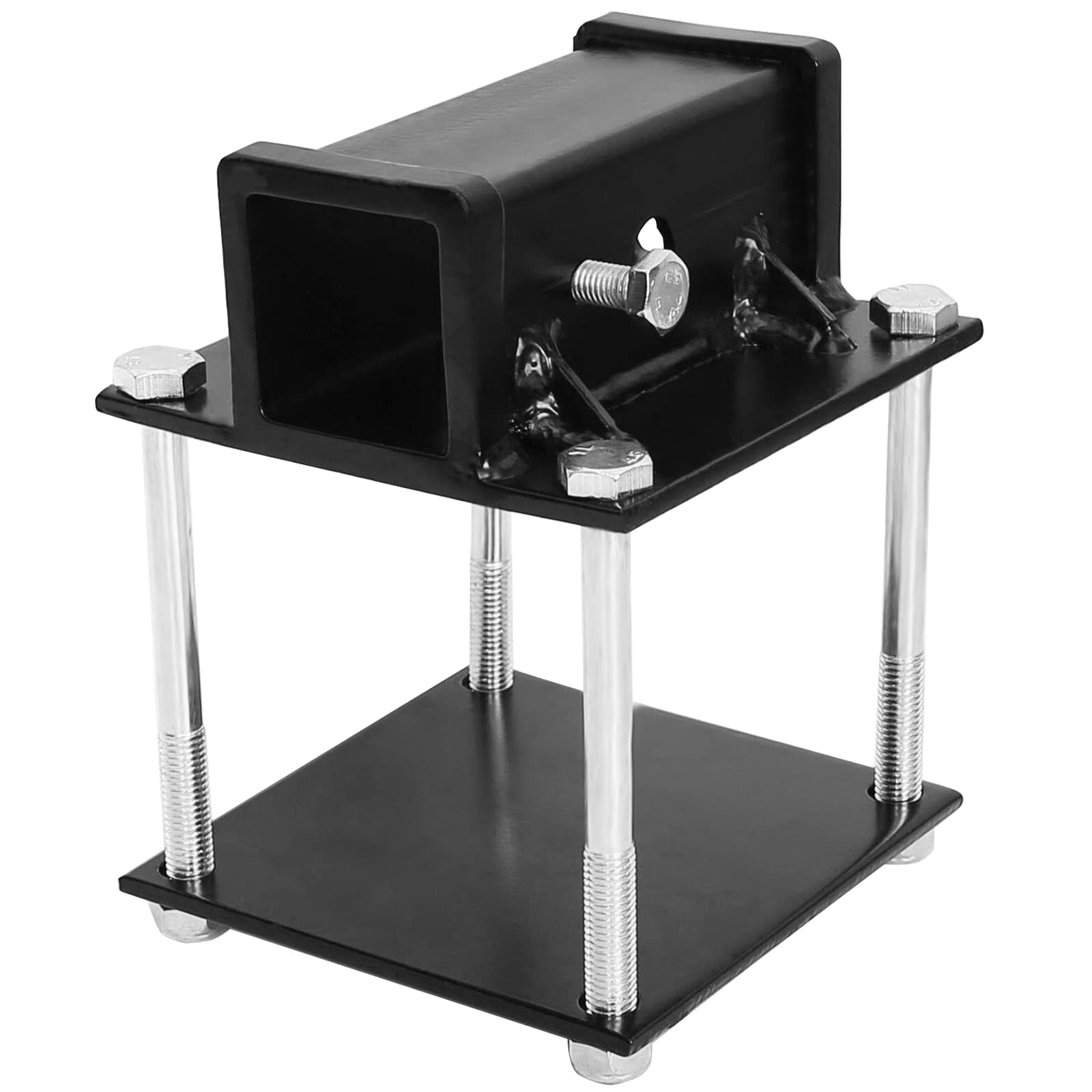 2 Inch RV Bumper Hitch Receiver Adapter for 4-4.5 Inch Bumper - Heavy Duty 200LBS Capacity for Trailer, Cargo Carrier & Bike Racks - Perfect for Camping, Road Trips & Outdoor Adventures