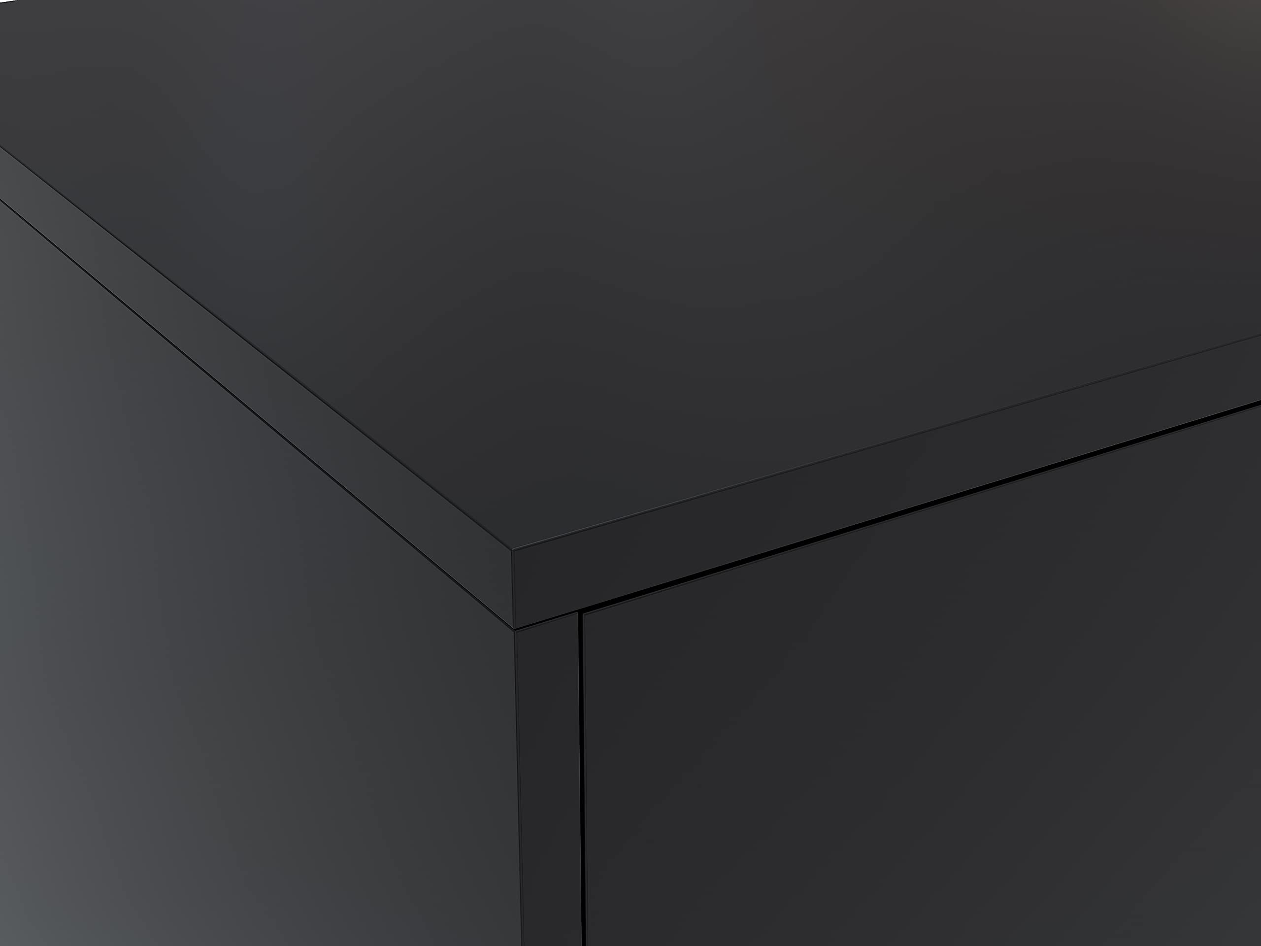 6-Door Metal Storage Cabinet - 3-Tier Steel Office Organizer with Adjustable Shelves, 25.6