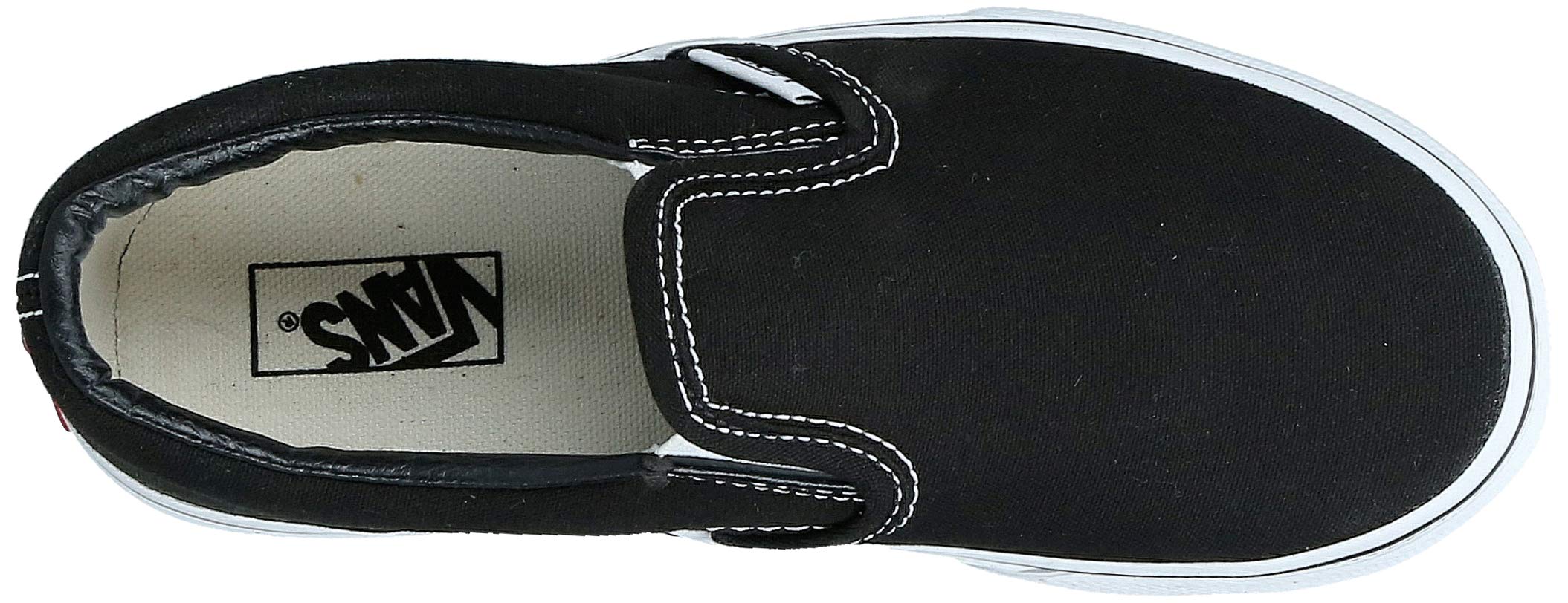 Vans Unisex Classic Slip-On Sneakers for Kids - Core Black & White Checkerboard Skate Shoes | Comfortable Casual Shoes for School, Play & Everyday Wear