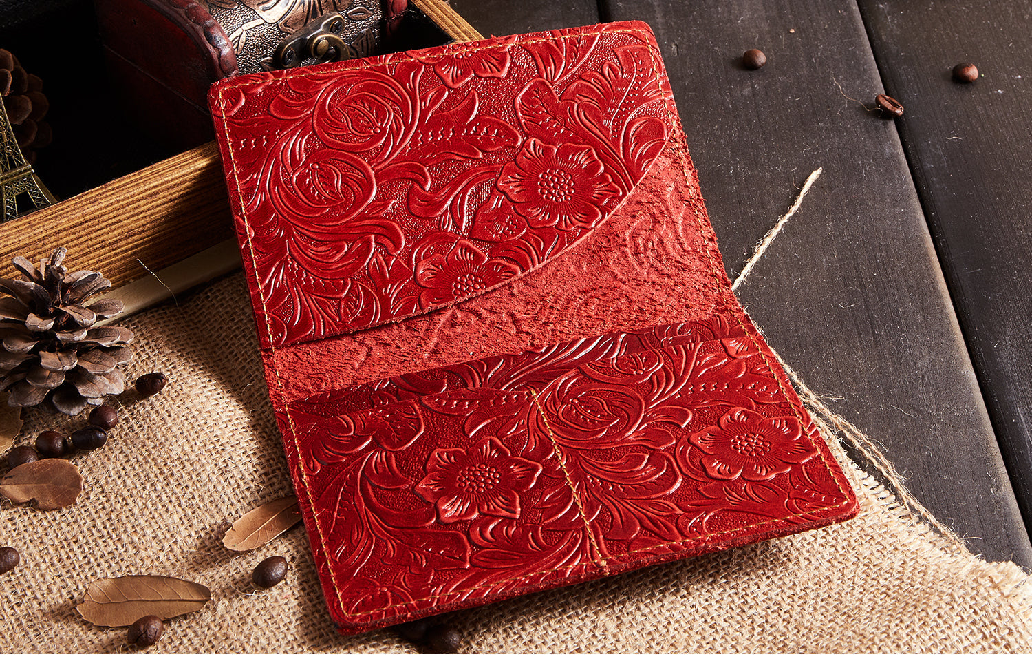 Premium Unisex Dual Fold Passport Holder - RFID Blocking Travel Wallet for Men & Women - Perfect for International Flights, Business Trips & Vacations