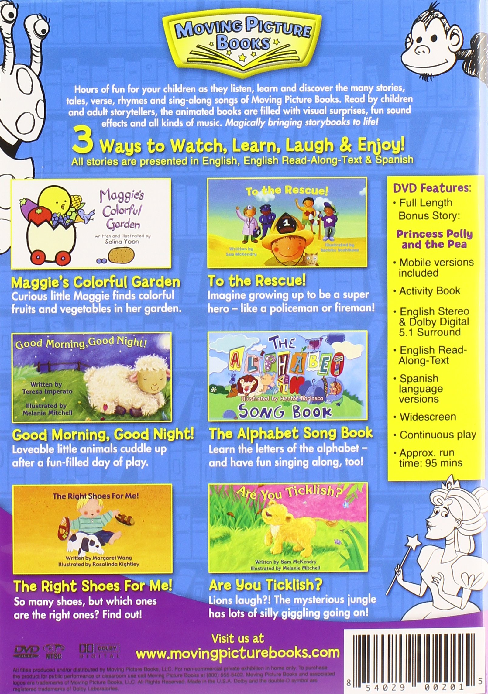 Moving Picture Books Vol. 2: Giggles 'N Wiggles - Interactive Children's Storybook for Early Learning & Bedtime Reading | Perfect for Toddlers Ages 1-3