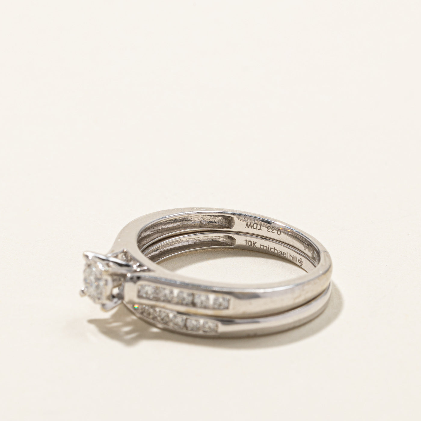 Channel Set Diamond Wedding Ring Set | 0.50ctw Total Weight | Size 7.5 | Elegant Bridal Jewelry for Engagement, Anniversary & Special Occasions