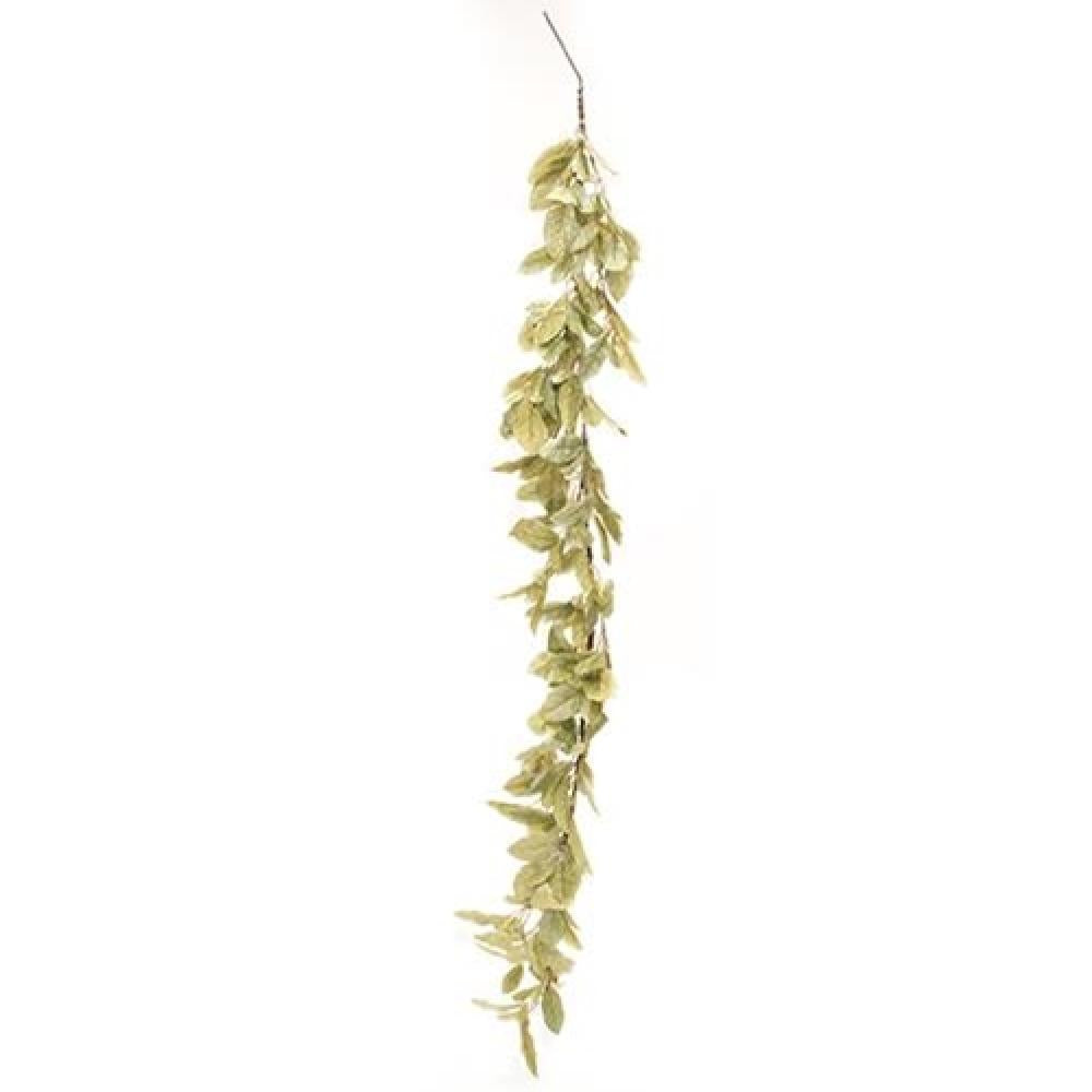 6ft Halcyon Leaf Garland - Artificial Greenery Vine for Home Decor, Wedding, Party, and Outdoor Events - Perfect for Wall, Table, and Mantel Decorations