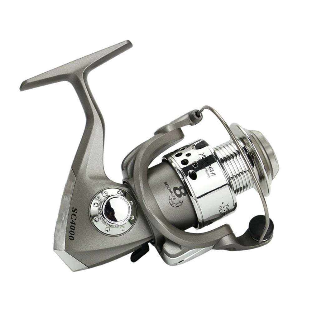 High-Speed Saltwater Spinning Reel - 5000 Size with Max Drag for Smooth Freshwater & Saltwater Fishing | Perfect for Surf Casting, Pier Fishing, and Offshore Angling