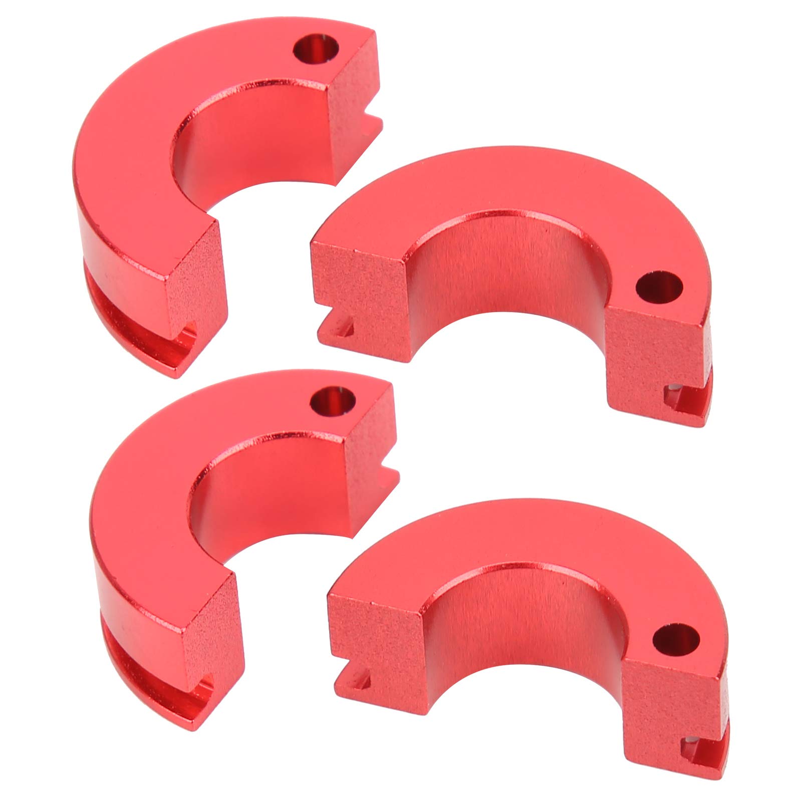 High-Performance Spring Fit Small Size RC Clutch Shoe - 2-Pack Upgrade Kit for Nitro RC Cars | Durable Red Clutch Accessories for Racing & Off-Road RC Vehicles