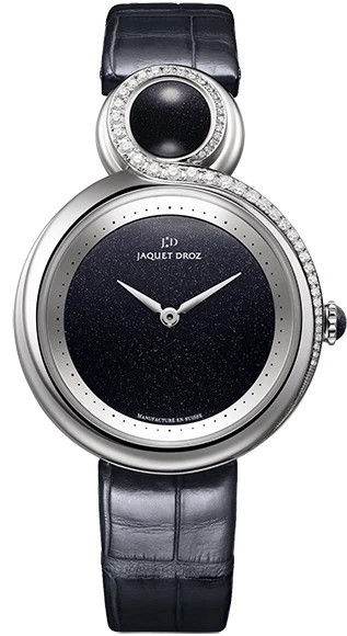 Jaquet Droz Elegance Paris Lady 8 Aventurine Stainless Steel Diamond Women's Watch - Luxury Dress Watch for Formal Events & Special Occasions