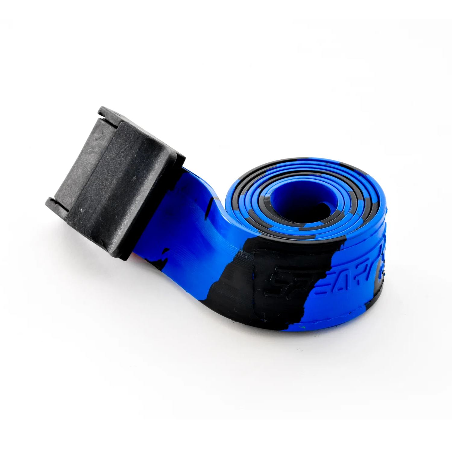 Spear Pro Weightlifting Belt with Safety Buckle - Black/Blue for CrossFit, Powerlifting & Gym Training