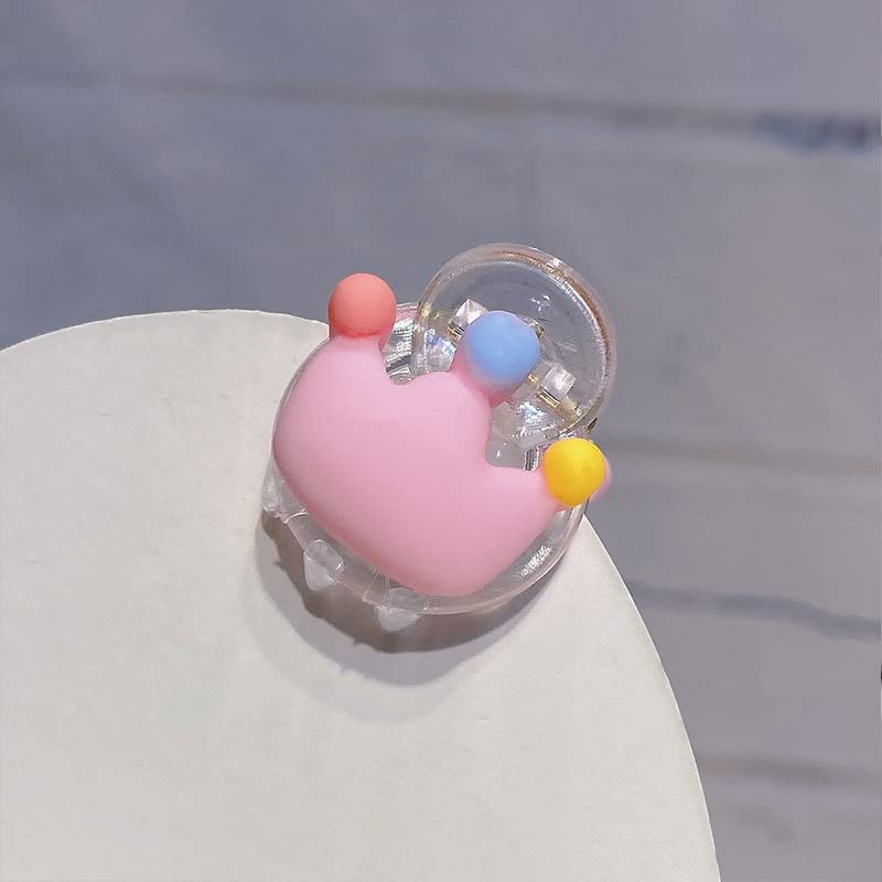 20 Pcs Transparent Cartoon Fruit Hair Clips for Girls - Colorful Barrettes, Hair Pins & Claw Clips | Kids Hair Accessories for School, Parties & Daily Styling