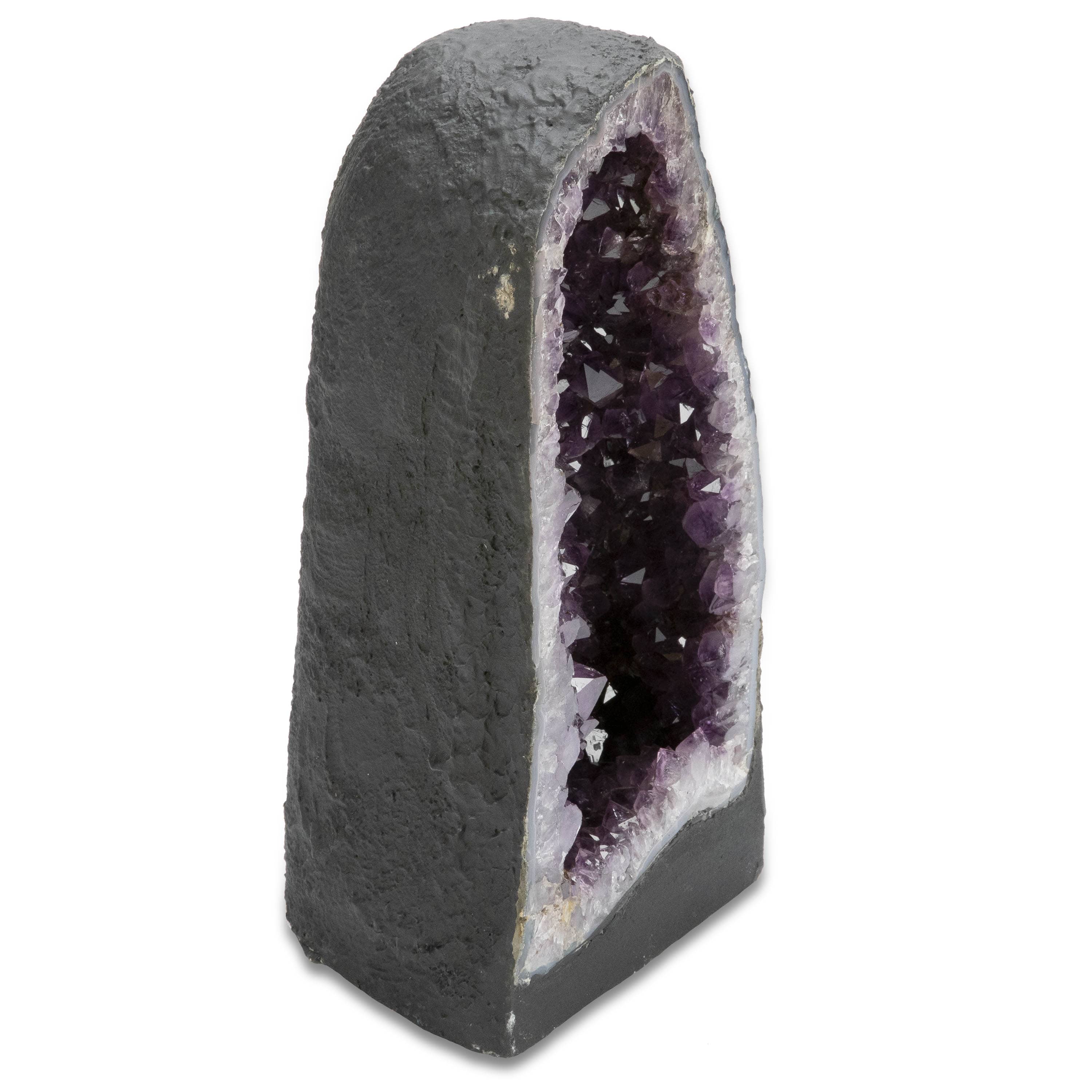 Natural Amethyst Geode Cathedral - 16 to 35 lbs Large Purple Crystal Cluster for Home Decor, Meditation & Healing | Spiritual Gift & Feng Shui Crystal