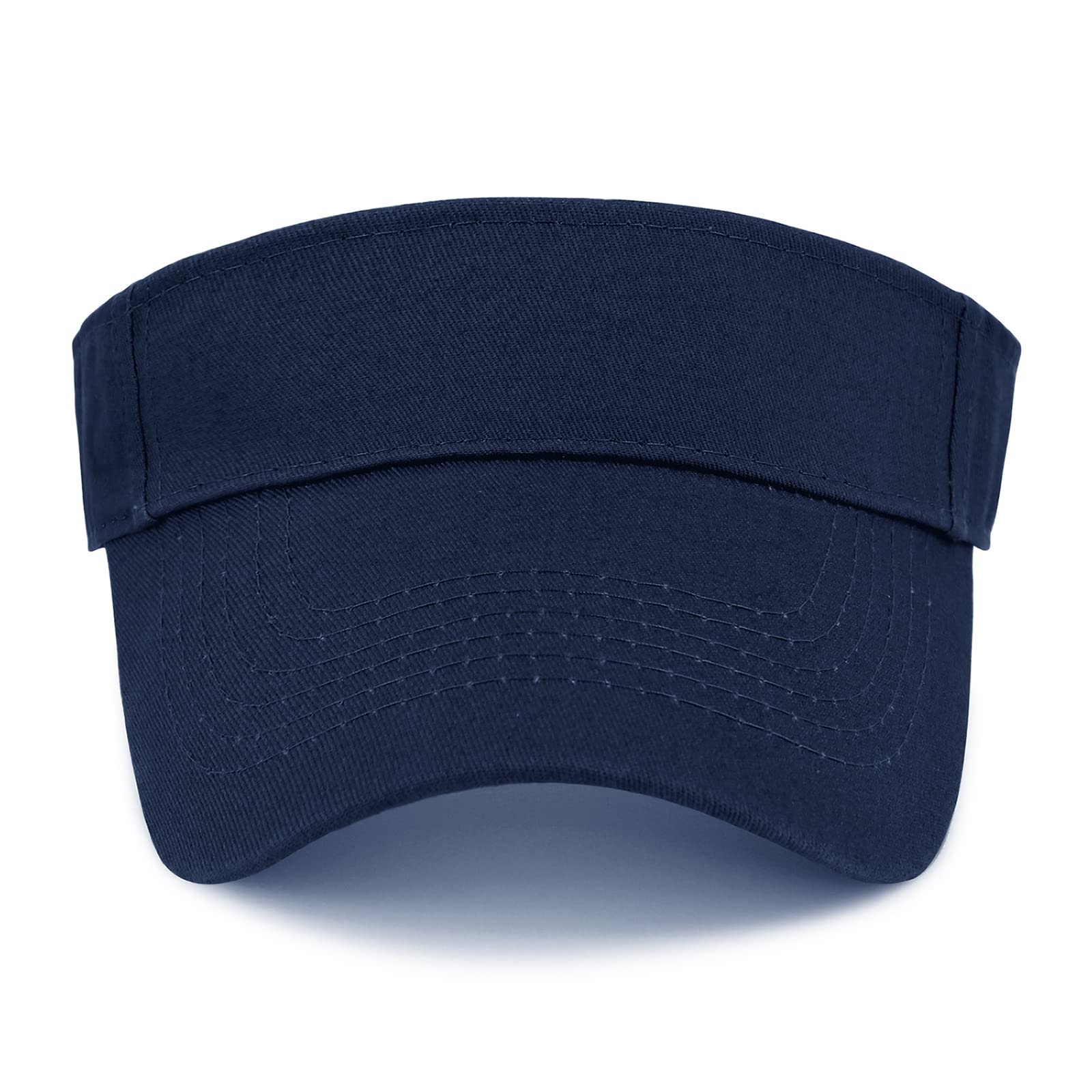 Sun Visor Hat - Breathable Cotton UV Protection Cap for Women & Men - Perfect for Golf, Beach, Running & Outdoor Activities