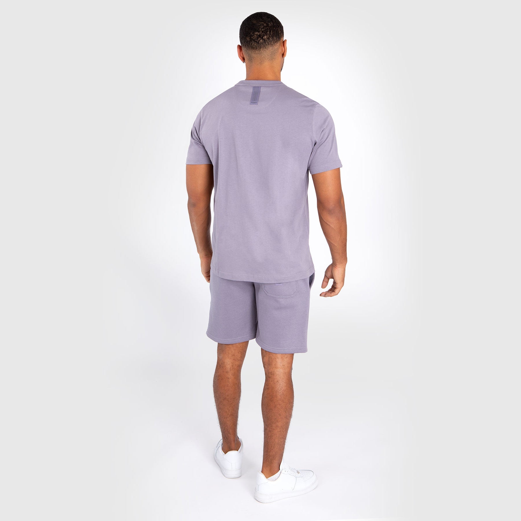 Venum Silent Power T-Shirt for Men - Lightweight & Comfortable Training Tee in Lavender Grey - Perfect for MMA, Boxing & Gym Workouts