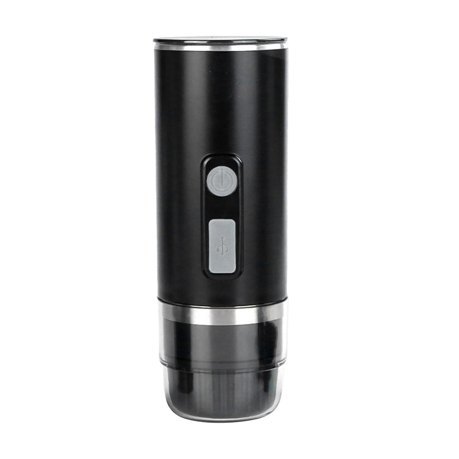 Portable Espresso Maker for Car Travel - Handheld Capsule Coffee Machine with Manual Pump (No Heating Required) - Perfect for Camping, Road Trips & Outdoor Adventures