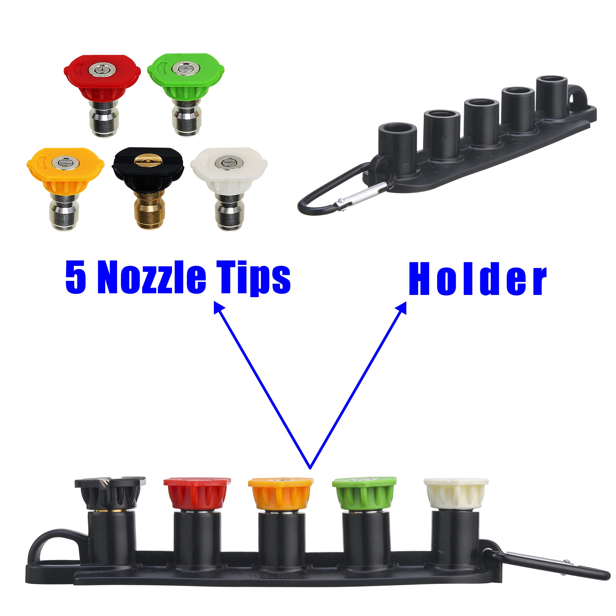 M MINGLE Pressure Washer Gun Replacement Kit with 48
