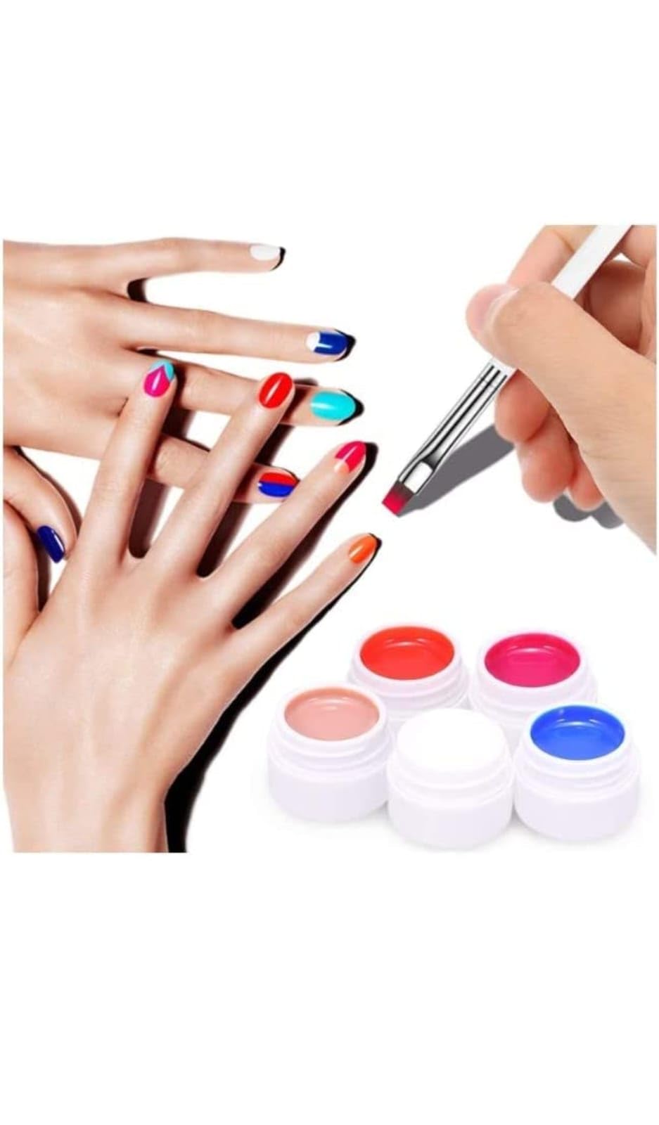 BOLT BEE 36 Colors UV LED Gel Nail Polish Set with Gel Brush - Professional Salon & DIY Home Manicure Kit for Long-Lasting Nail Art Designs