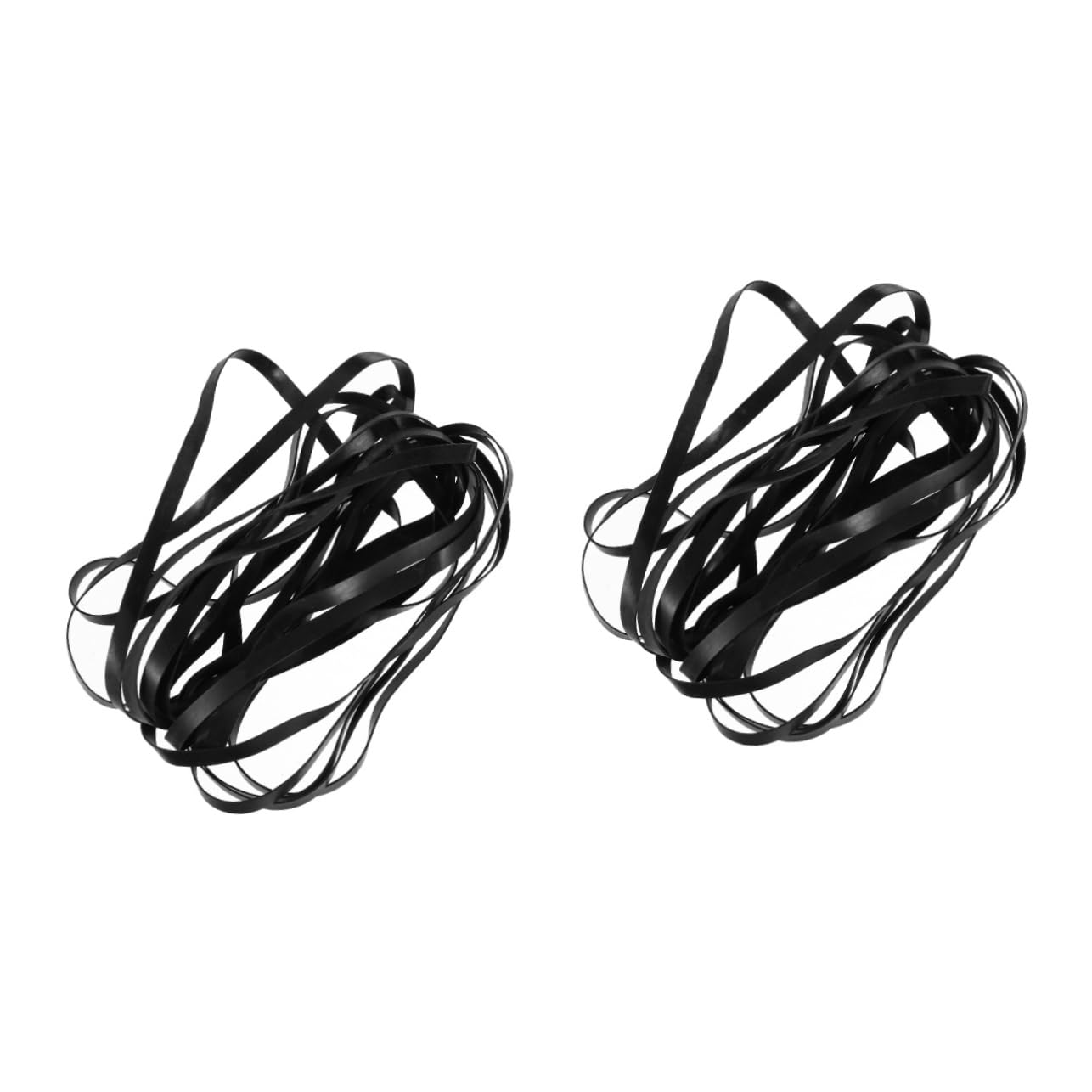 BELLIFFY 80 Pcs Cassette Recorder Rubber Belts - Flat Replacement Belts for Tape Player Repair & Maintenance - Ideal for Vintage Audio Equipment, Walkmans, and Music Players
