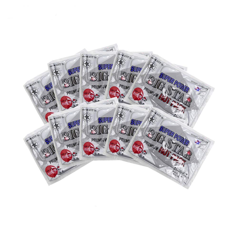 10-Pack Premium Korean Heating Pads - Reusable Hand Warmers & Body Warmers for Winter - Hot Therapy Packs for Hands, Feet, Neck & Back Pain Relief - Perfect for Outdoor Activities, Office & Home Use