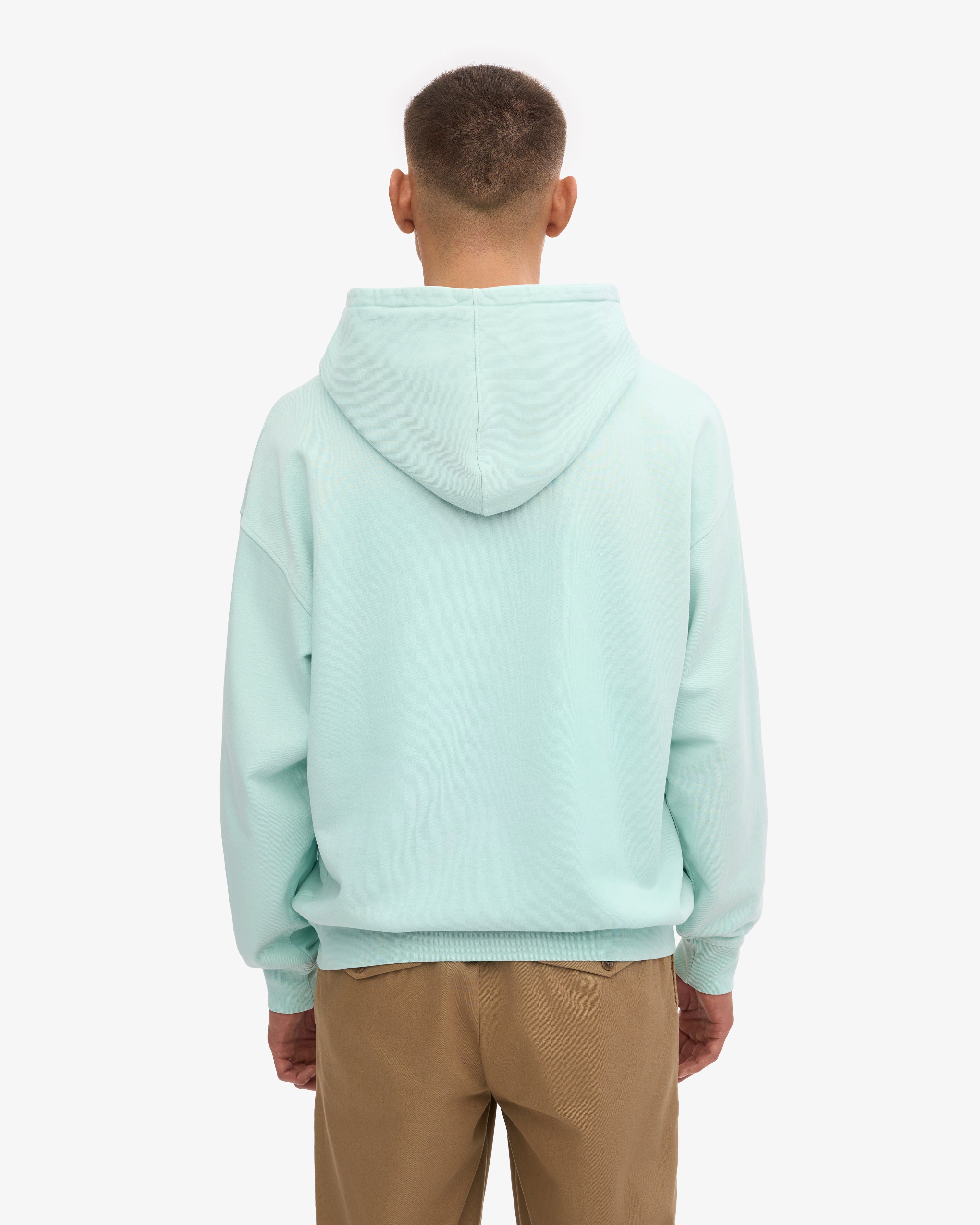 Organic Oversized Hoodie - Light Aqua | Soft & Cozy Pullover Sweatshirt for Women & Men | Perfect for Casual Wear, Lounging & Outdoor Activities