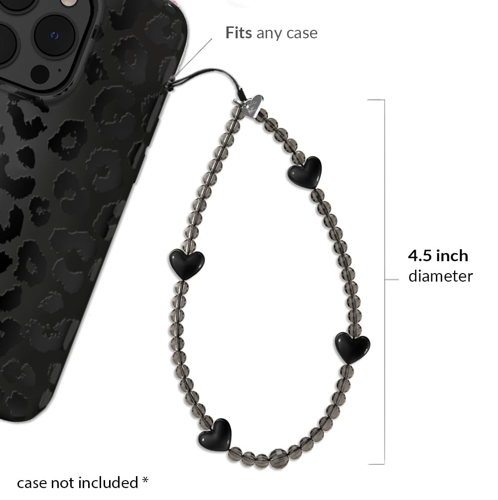 VELVET CAVIAR Phone Charm Wrist Strap - Stylish Beaded Cellphone Lanyard for Women - Universal Fit for All Phone Cases - Perfect for Everyday Use, Travel & Phone Protection