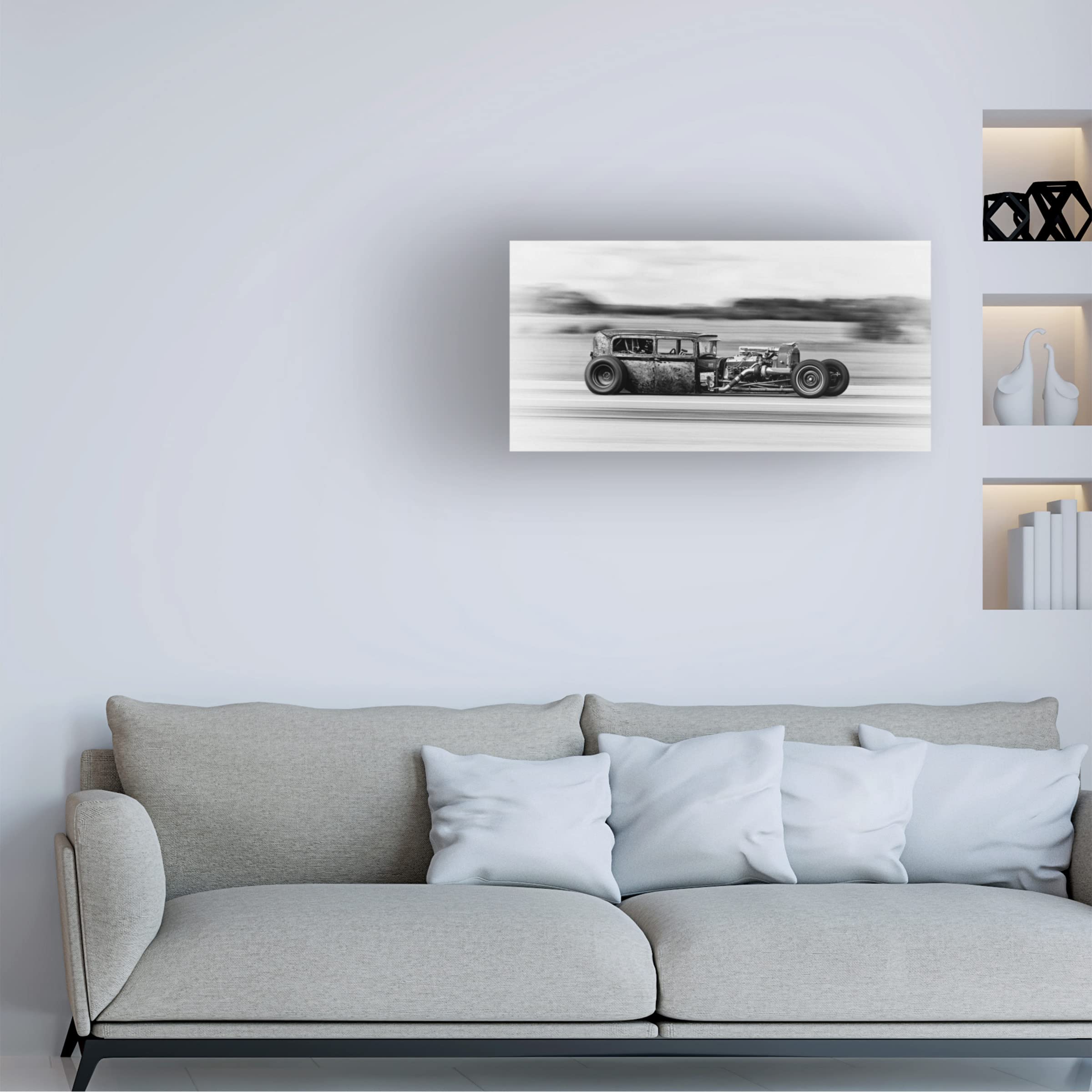 Trademark Fine Art 'Lowrider' Canvas Wall Art by Leif Londal - Modern Home Decor for Living Room, Bedroom & Office