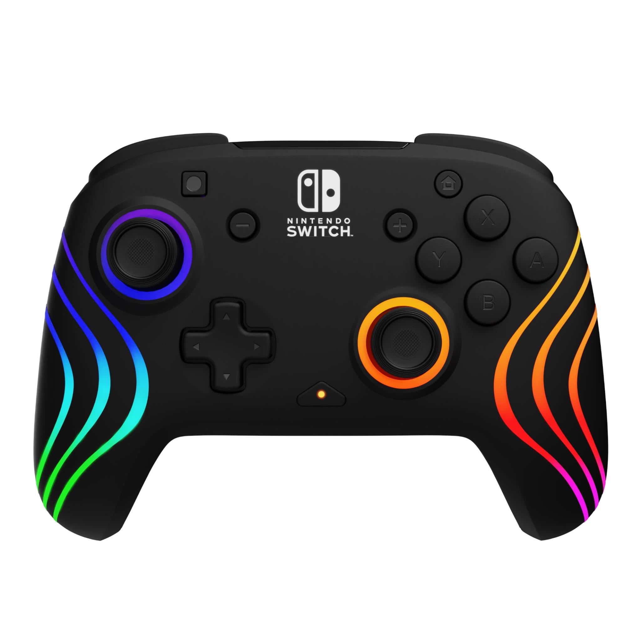 Afterglow Wave Wireless Controller Plus for Nintendo Switch - Ergonomic Gamepad with Motion Controls & Customizable Buttons (Black) - Perfect for Multiplayer Gaming, Party Play & Competitive eSports