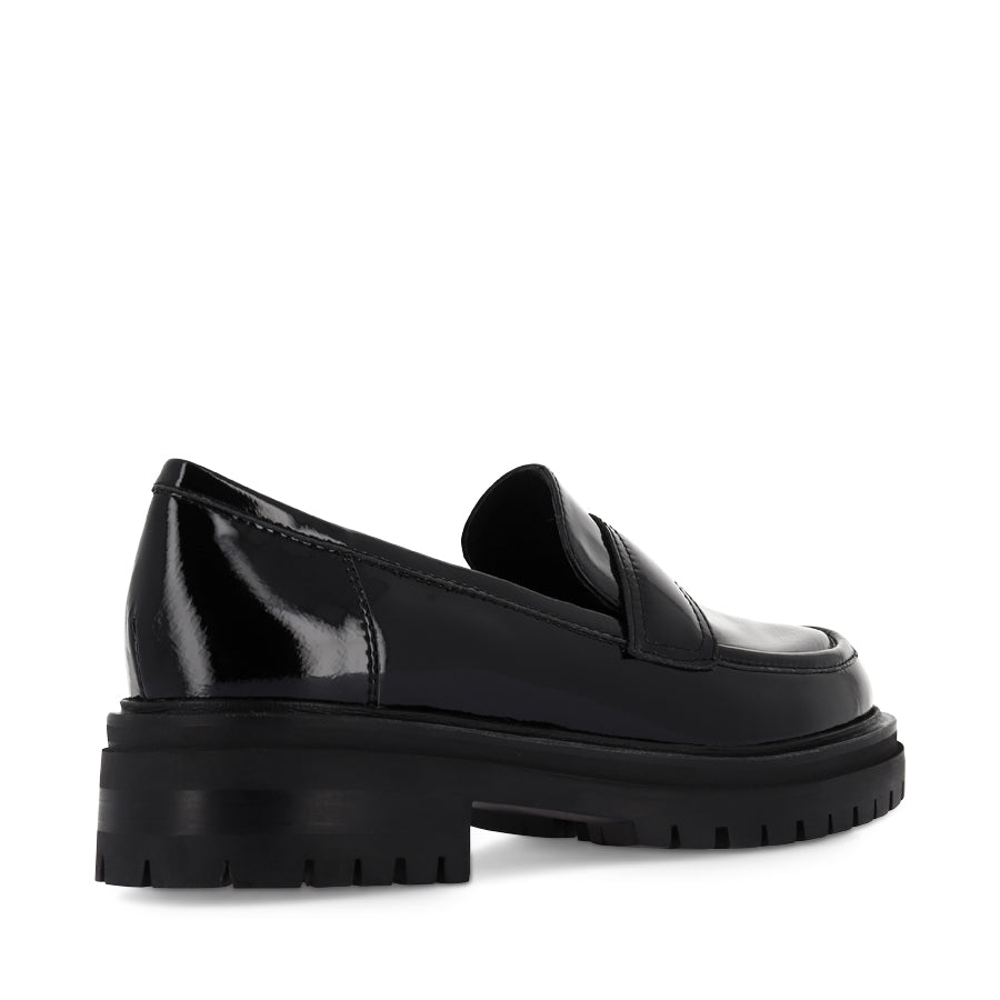ALANTA BLACK PATENT LEATHER SHOES - Stylish & Comfortable Women's Dress Pumps for Work, Party & Formal Occasions