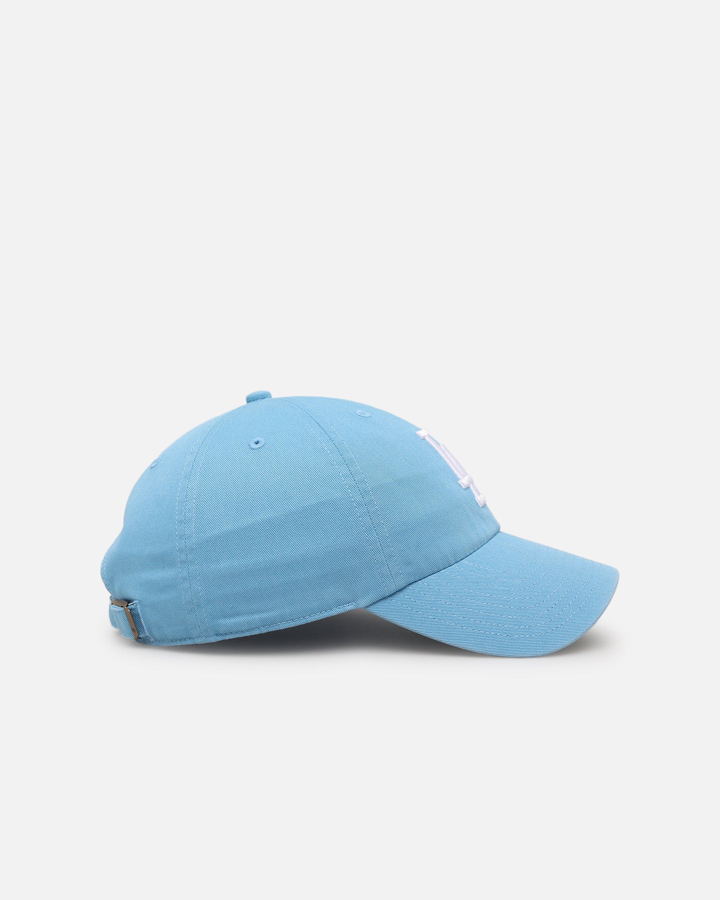 47 Brand Los Angeles Dodgers 'Ballpark' 47 Clean Up Adjustable Strapback Hat - Columbia Blue - Official MLB Baseball Cap for Men & Women - Perfect for Games, Tailgating & Casual Wear