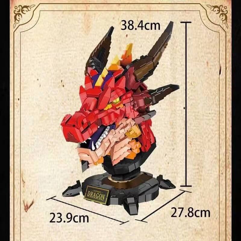 LiNoos Legendary Dragon Toy - Collectible Dragon Figurine for Fantasy Lovers | Perfect for Home Decor, Gift Giving & Role-Playing Games (RPG)