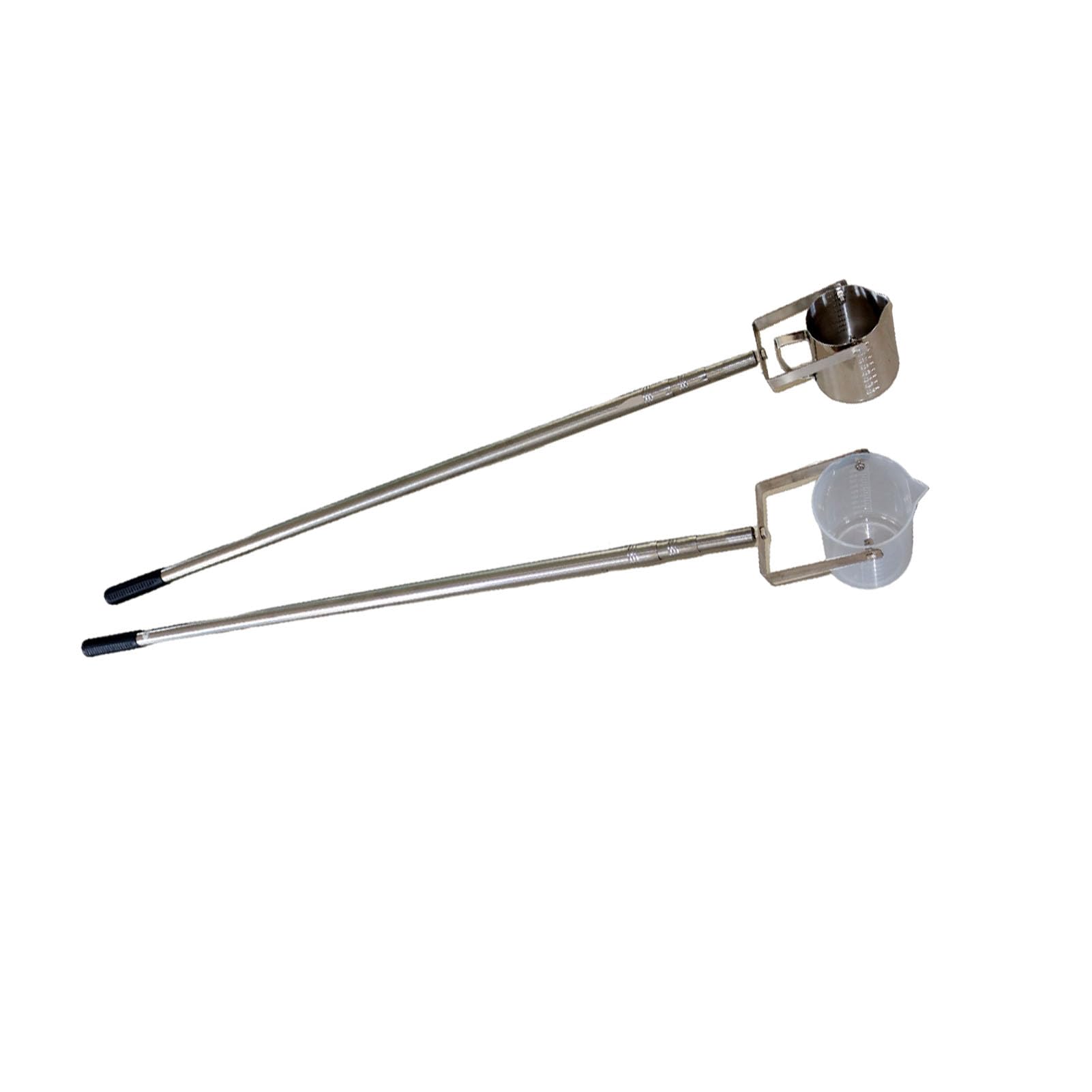 Stainless Steel Telescopic Water Sampler Rod with 1000ML Plastic Ladle - Extendable from 1.43m to 6m (4.7ft to 19.7ft) - Perfect for Environmental Testing, Pond Water Sampling & Scientific Research