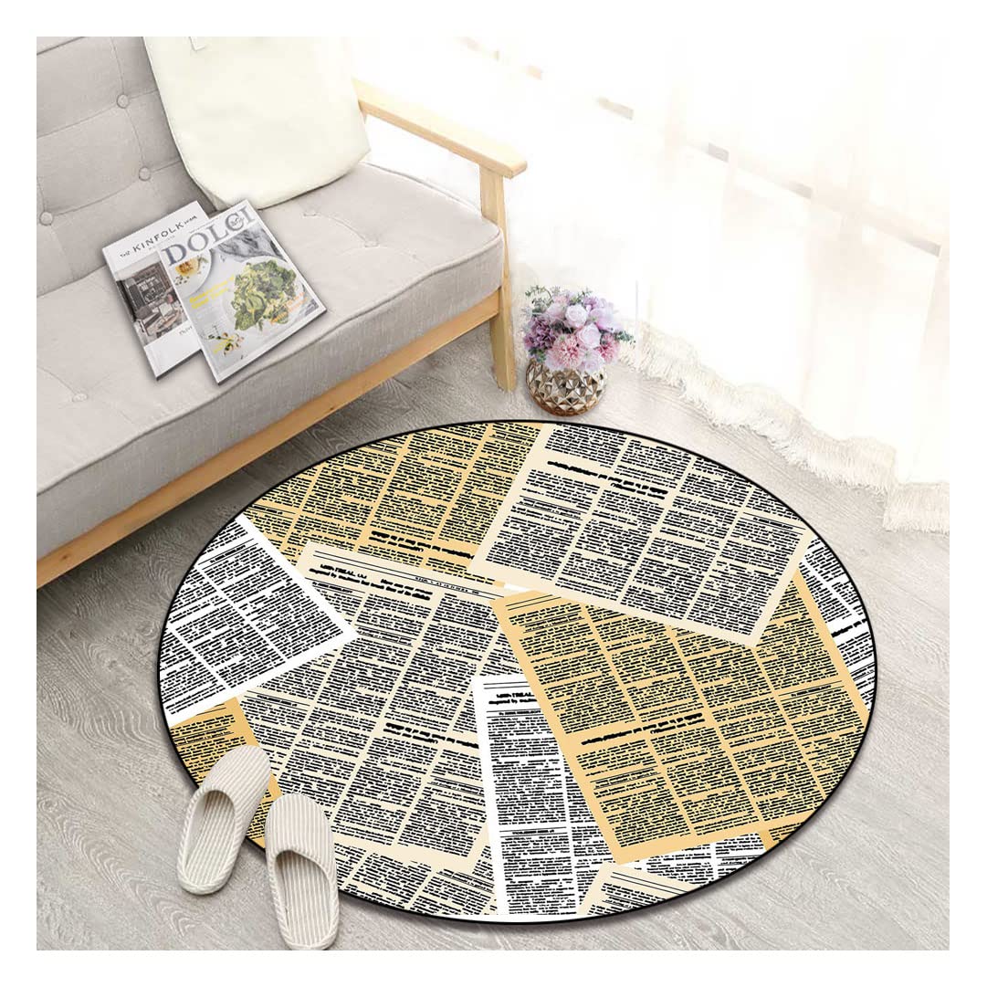 Non-Slip Round Area Rug 70