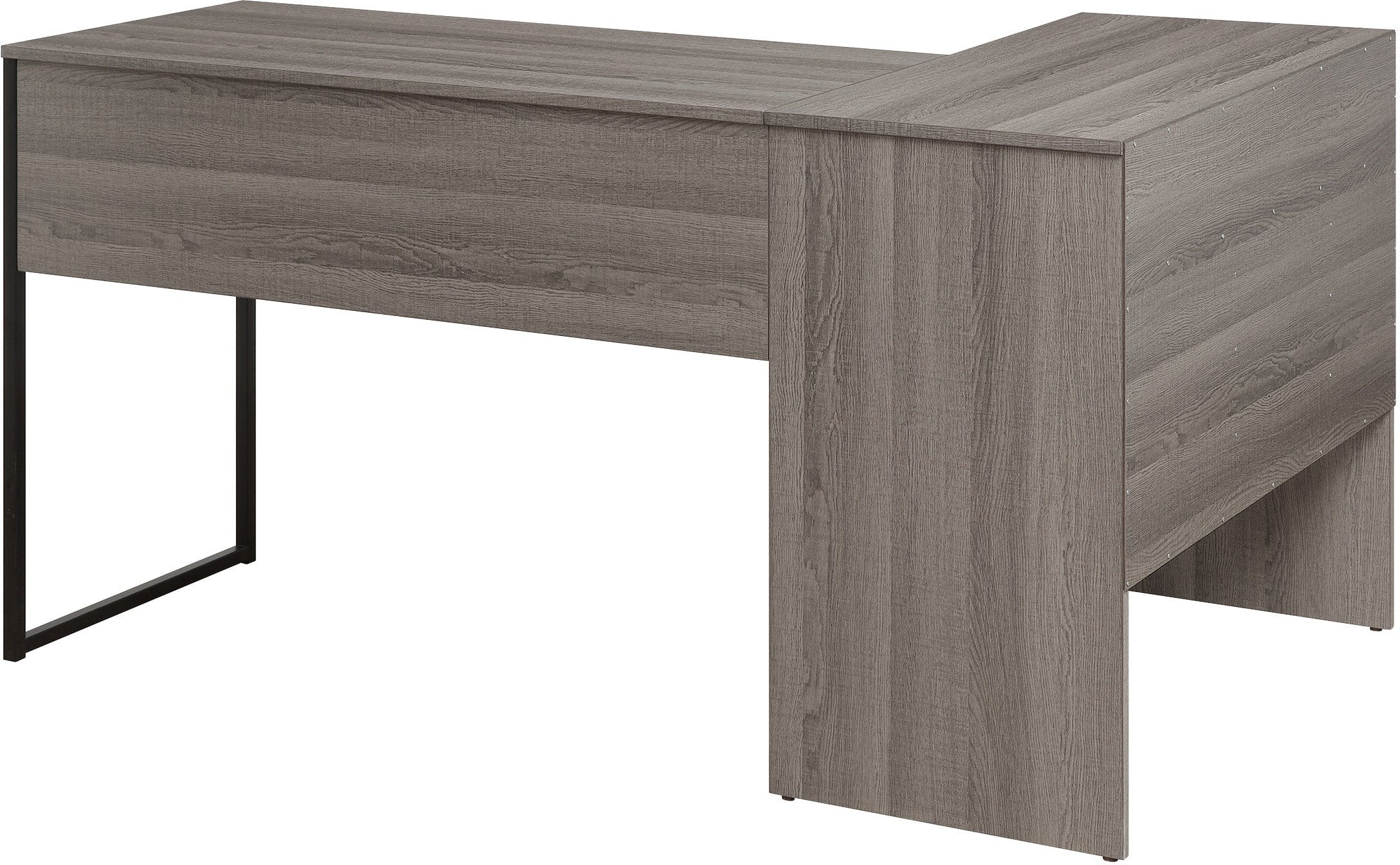 Office Star Hagney Lane L-Shaped Desk [HGN782] - Modern Home Office Workstation for Small Spaces, Perfect for Remote Work & Study