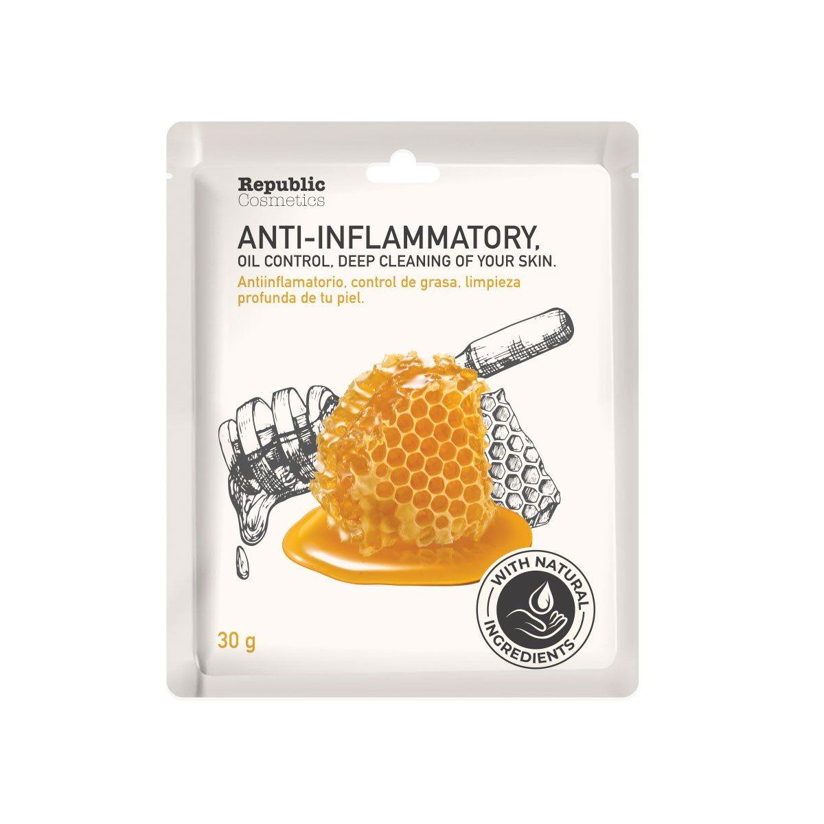 Organic Honey Face Mask by Republic Cosmetics - Hydrating & Nourishing for Glowing Skin | Perfect for Daily Skincare & Spa Nights