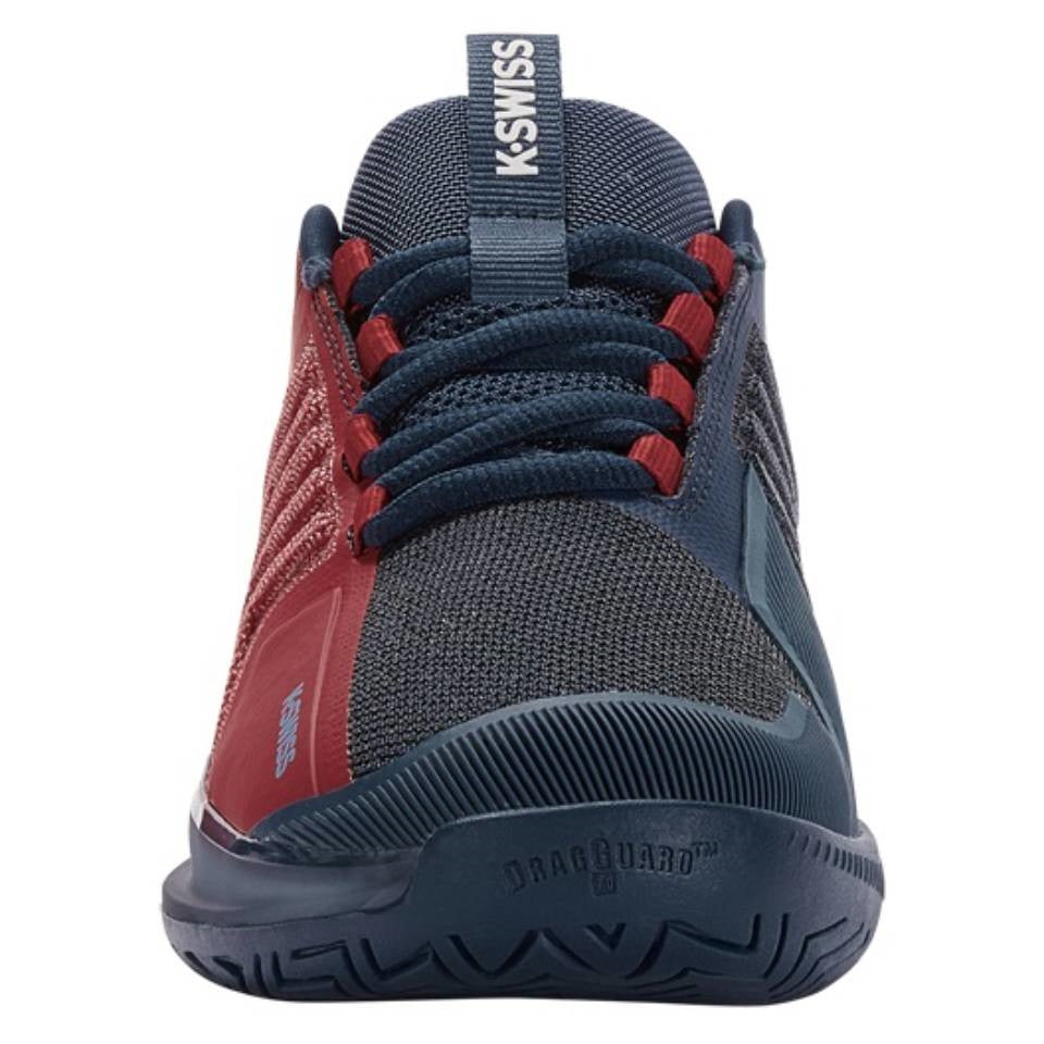 K Swiss Ultrashot 3 Men's Tennis Shoes - Red & Blue | Lightweight Performance Court Shoes for Men | Perfect for Tennis, Pickleball & Casual Wear