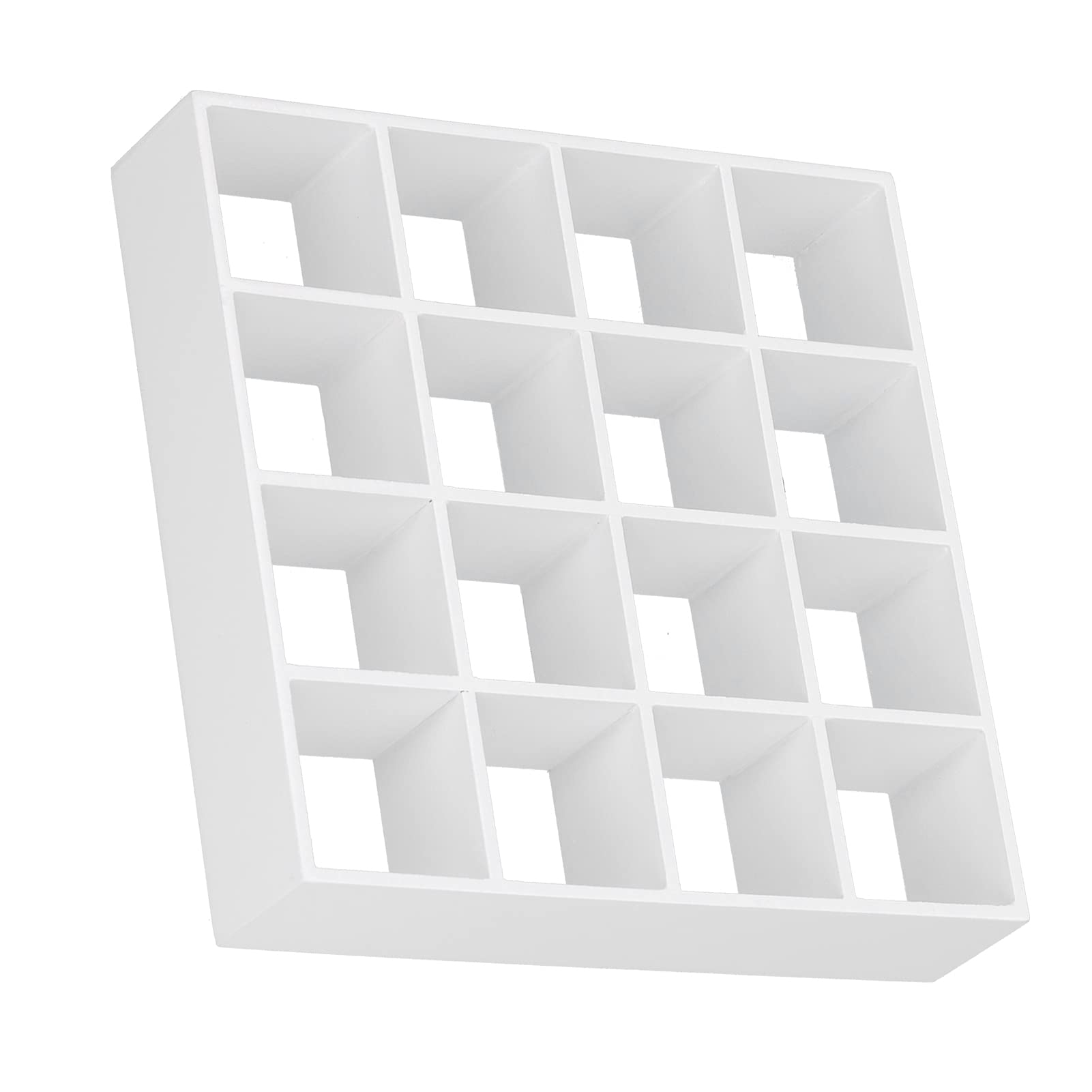 1:12 Scale Miniature Wooden Dollhouse Shelf & Storage Rack - White & Blue Dollhouse Furniture Accessories for Kids | Perfect for Dollhouse Decor, Miniature Displays & Collectible Scenes